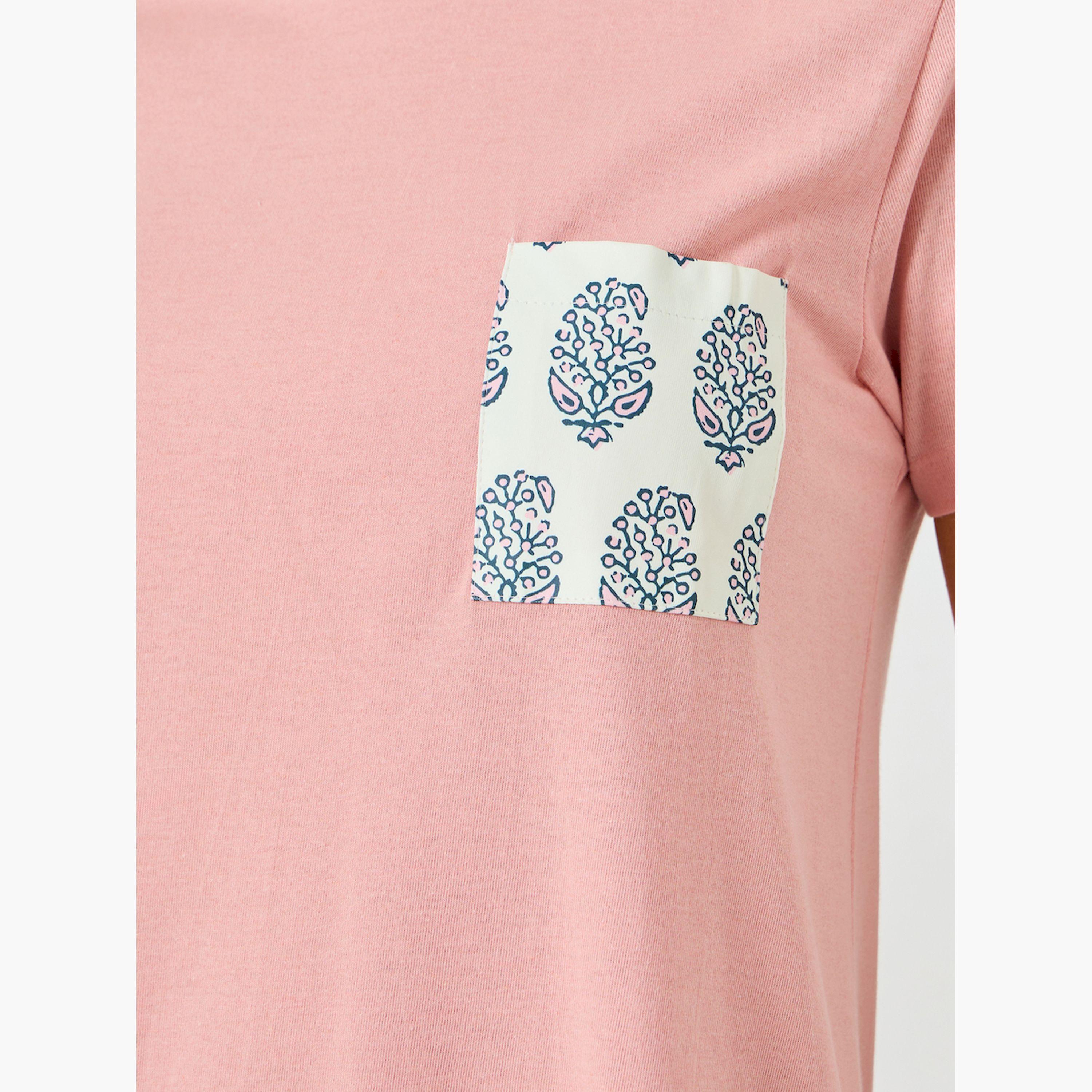 قميص نوم بأكمام قصيرة وجيب-women-clothing-nightwear-nighties-image-4