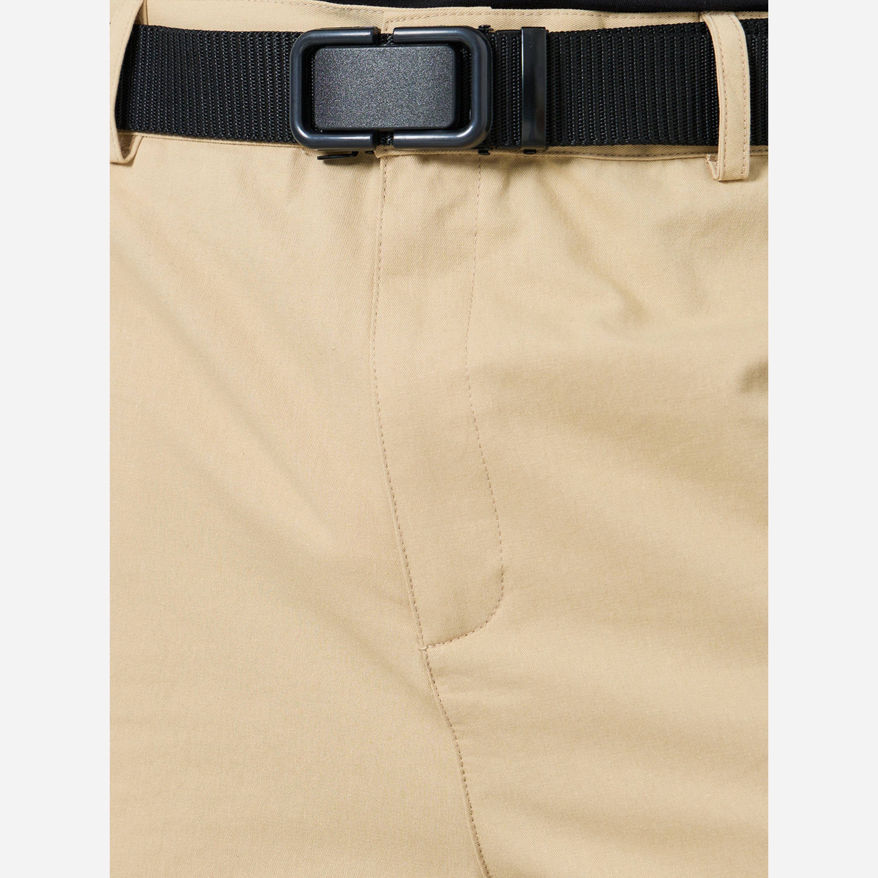 Styli Men Beige Oversized Cargo Shorts-men-clothing-bottoms-shorts-image-3