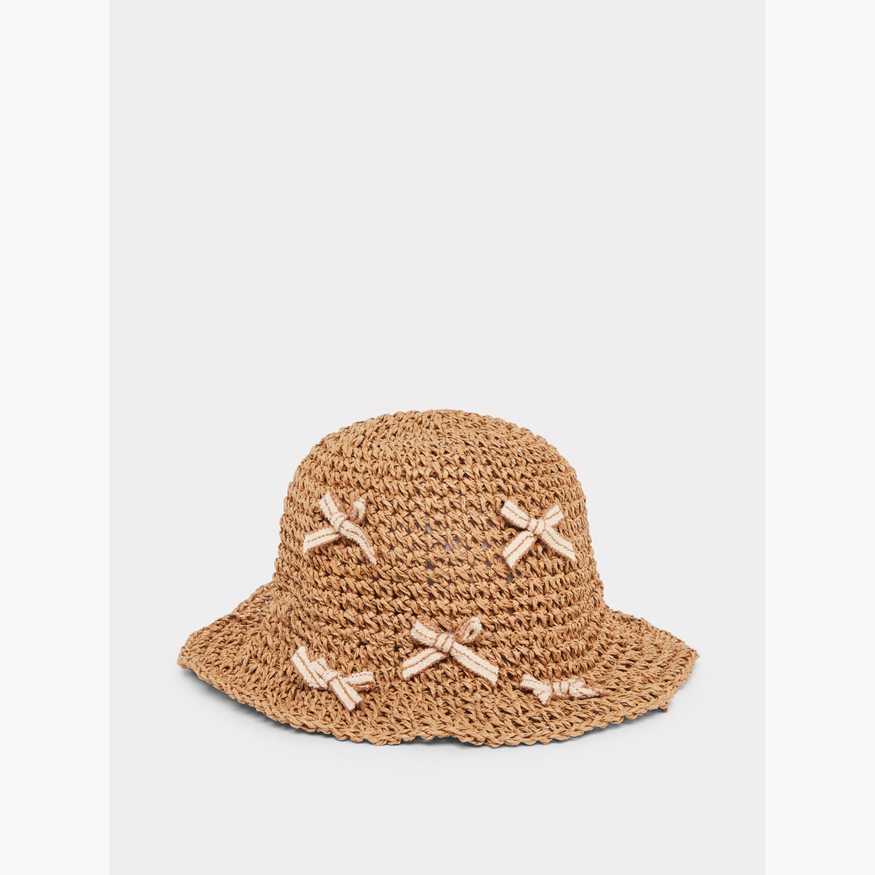 قبعة شمس بتفاصيل فيونكة-women-clothingaccessories-capsandhats-image-1