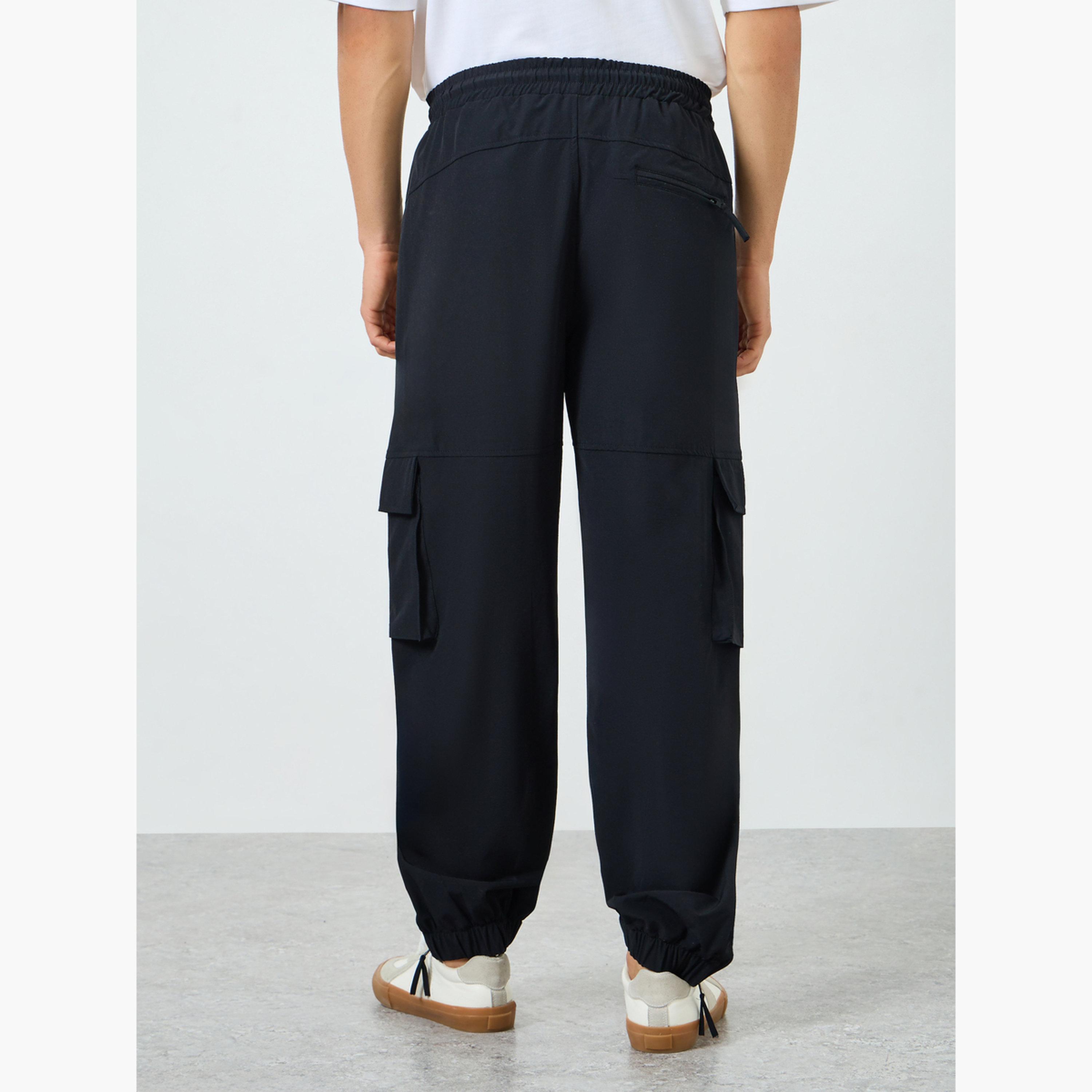 Styli Men Relaxed Fit Cargo Track Pants-men-clothing-sportswearandactivewear-bottoms-joggers-image-3