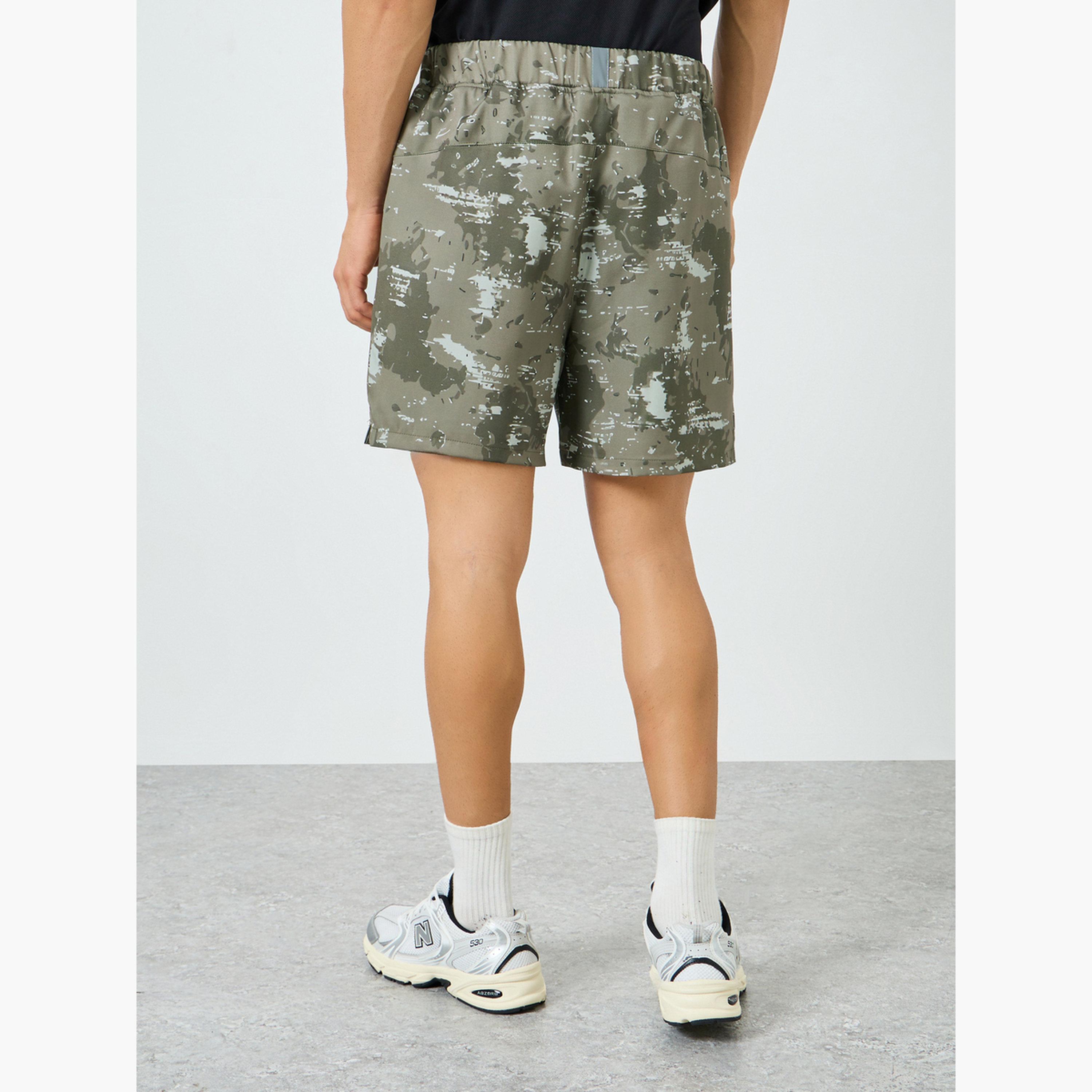 Styli Men Regular Camo Running Shorts-men-clothing-sportswearandactivewear-bottoms-shorts-image-3