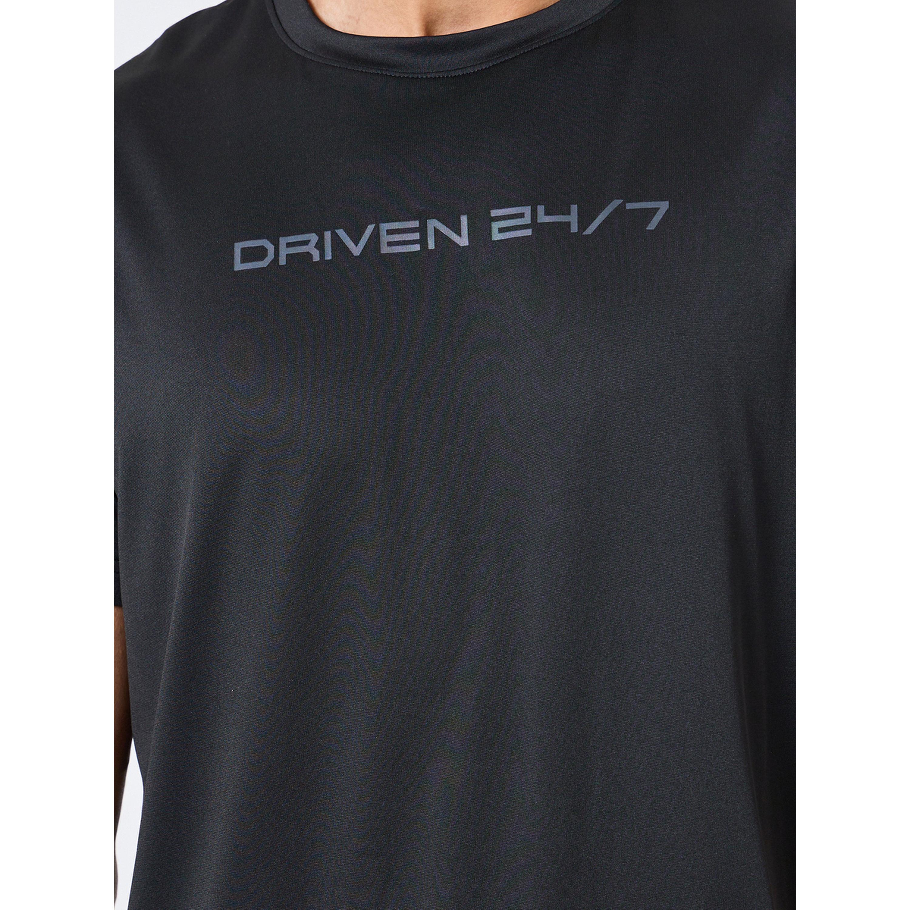 Styli Men Black Relaxed Fit Printed T-Shirt-men-clothing-sportswearandactivewear-tshirtsandpolos-image-4