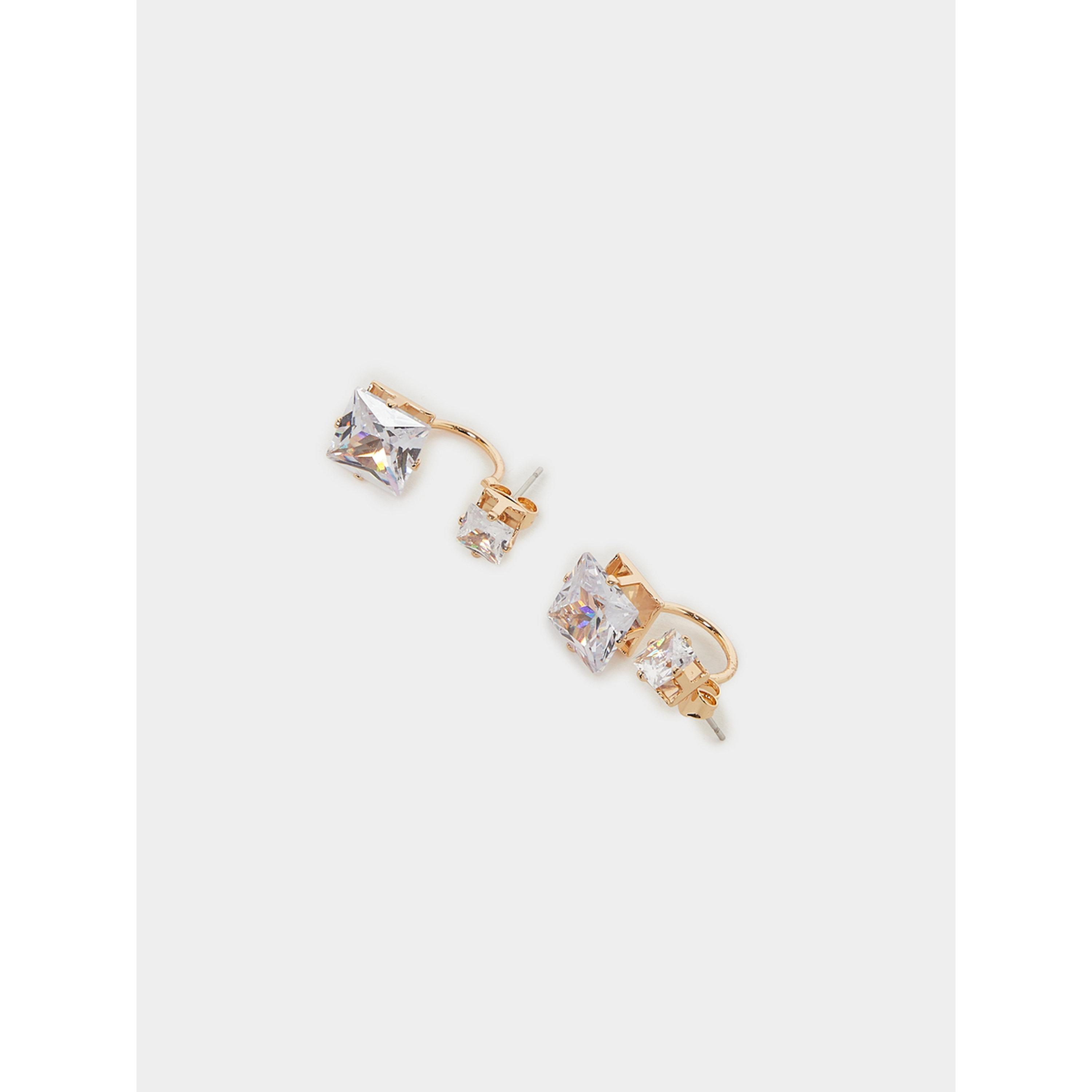 أقراط مسمارية بكريستال زركونيا-women-watchesandjewellery-jewellery-earrings-image-3