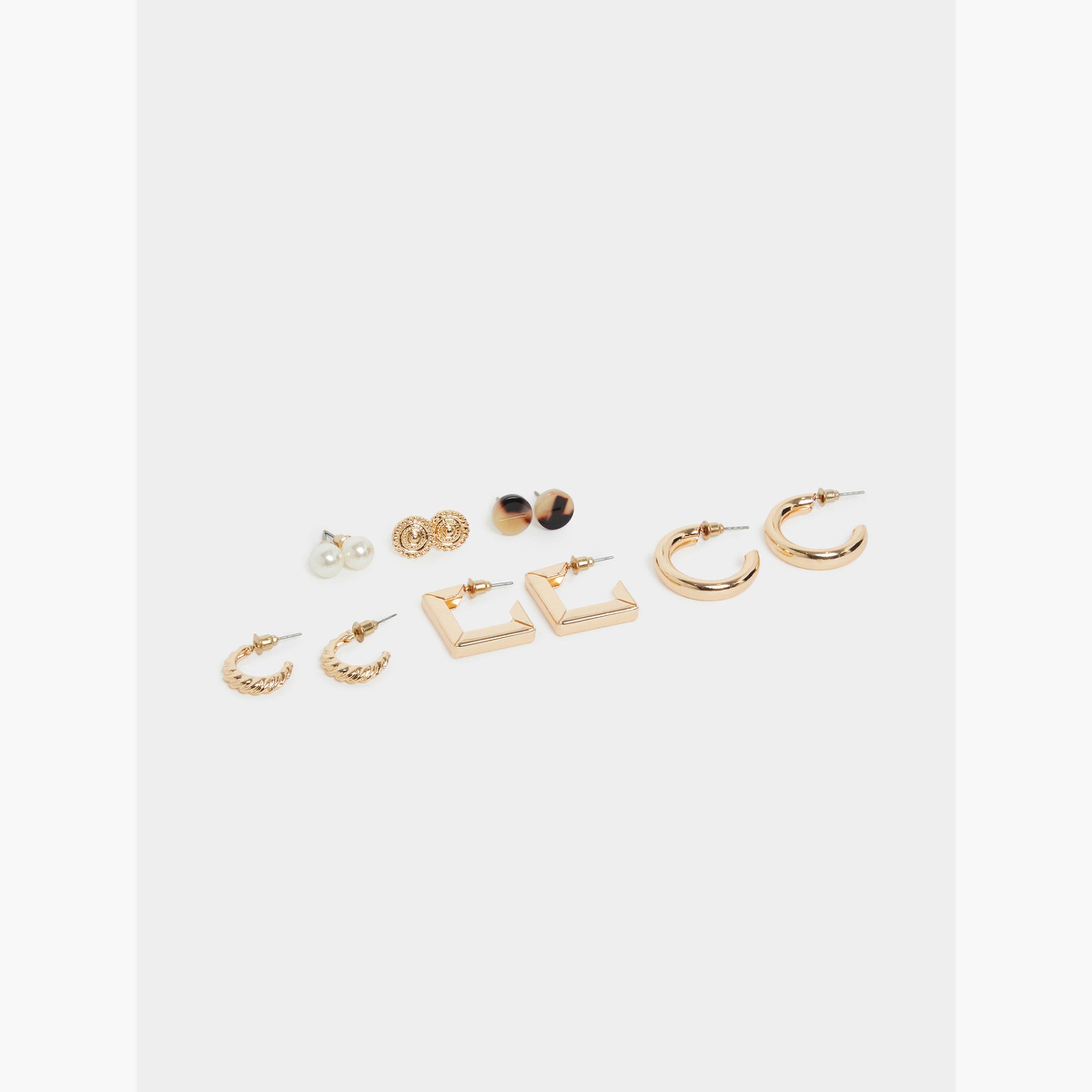 Styli Set of 6 - Assorted Earrings-women-watchesandjewellery-jewellery-earrings-image-1