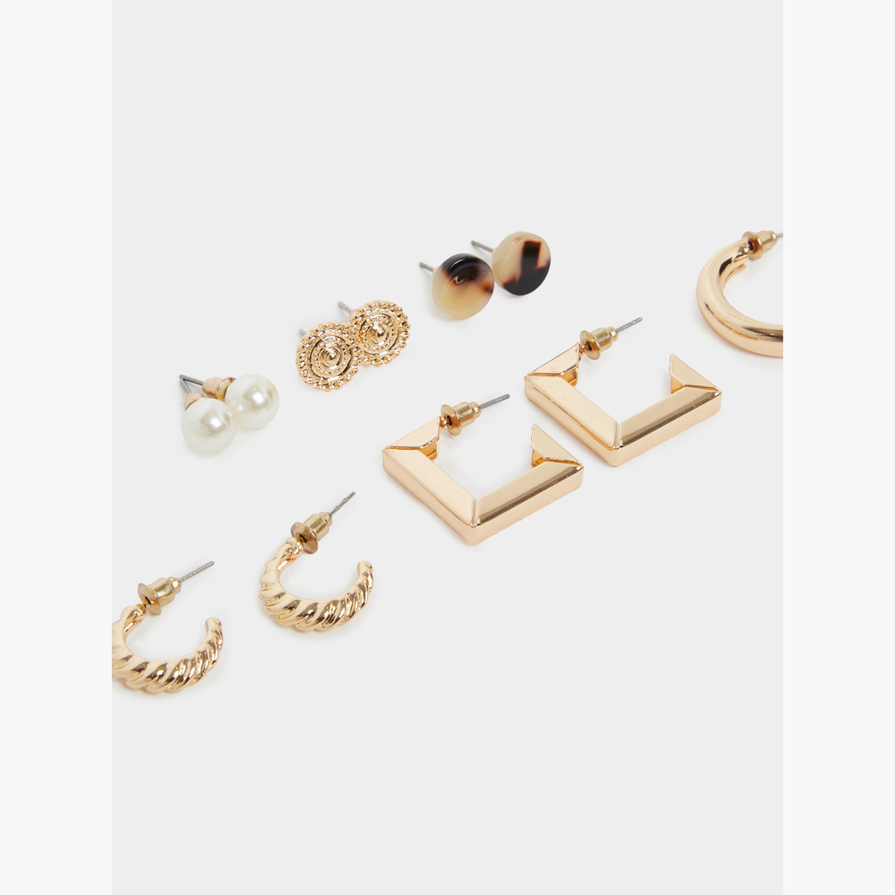 Styli Set of 6 - Assorted Earrings-women-watchesandjewellery-jewellery-earrings-image-3
