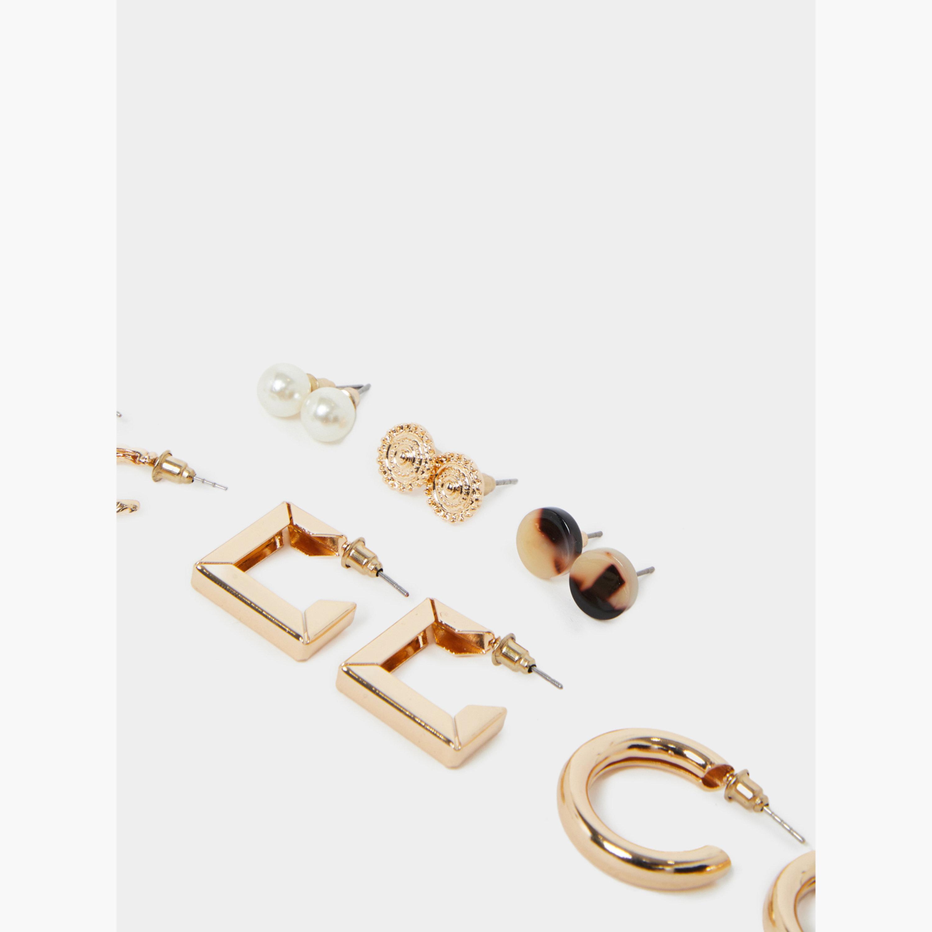 Styli Set of 6 - Assorted Earrings-women-watchesandjewellery-jewellery-earrings-image-4