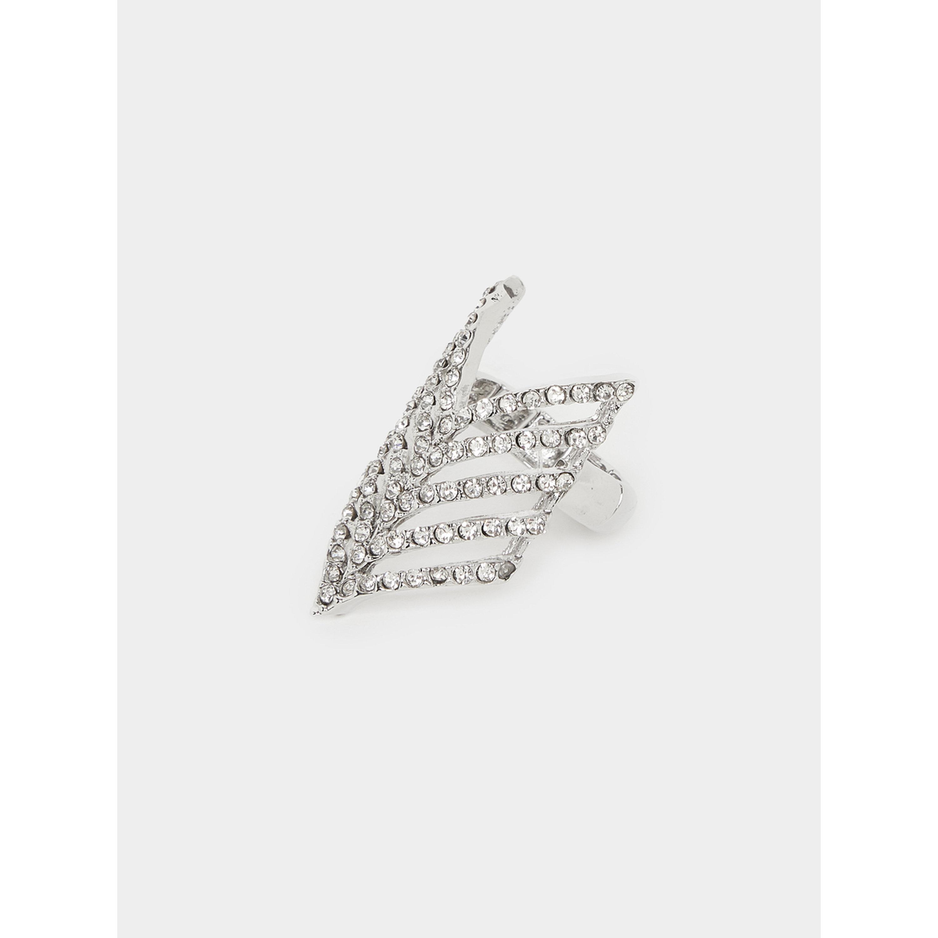 Styli Statement Silver Crystal Ring-women-watchesandjewellery-jewellery-rings-image-1