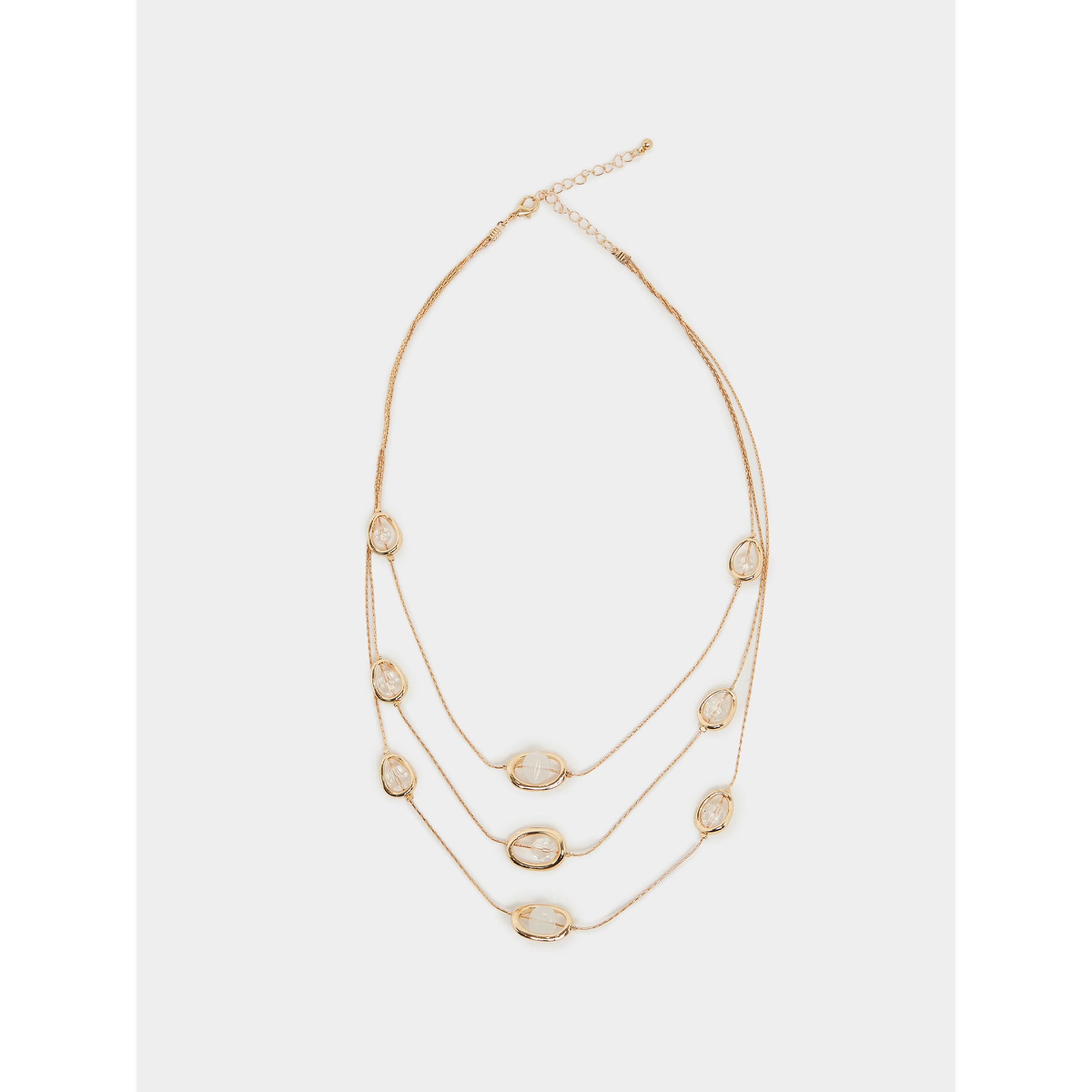 عقد متعدد الطبقات بتفاصيل كريستال-women-watchesandjewellery-jewellery-necklacesandpendants-image-1
