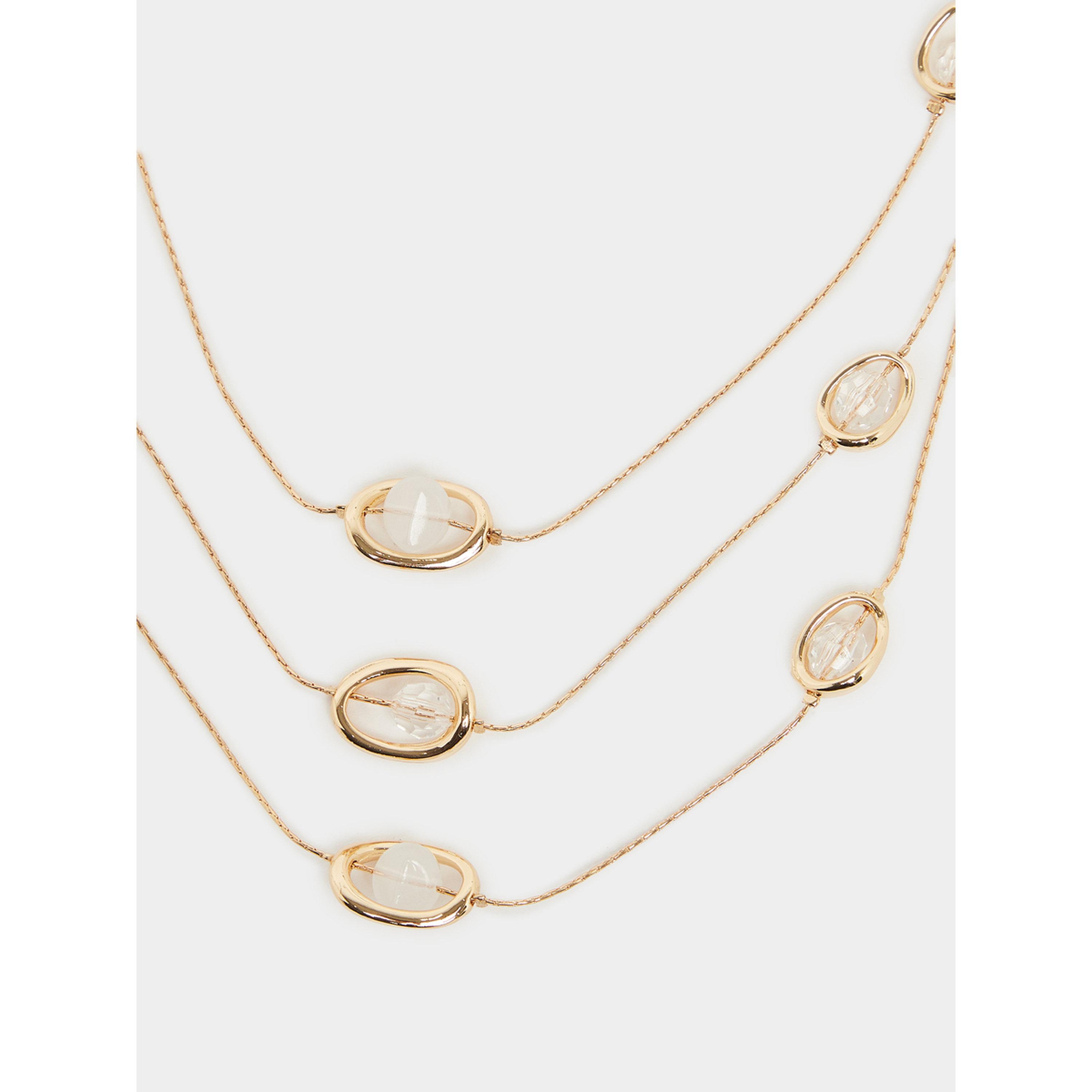 Styli Gold Layered Necklace with Crystal Accents-women-watchesandjewellery-jewellery-necklacesandpendants-image-3