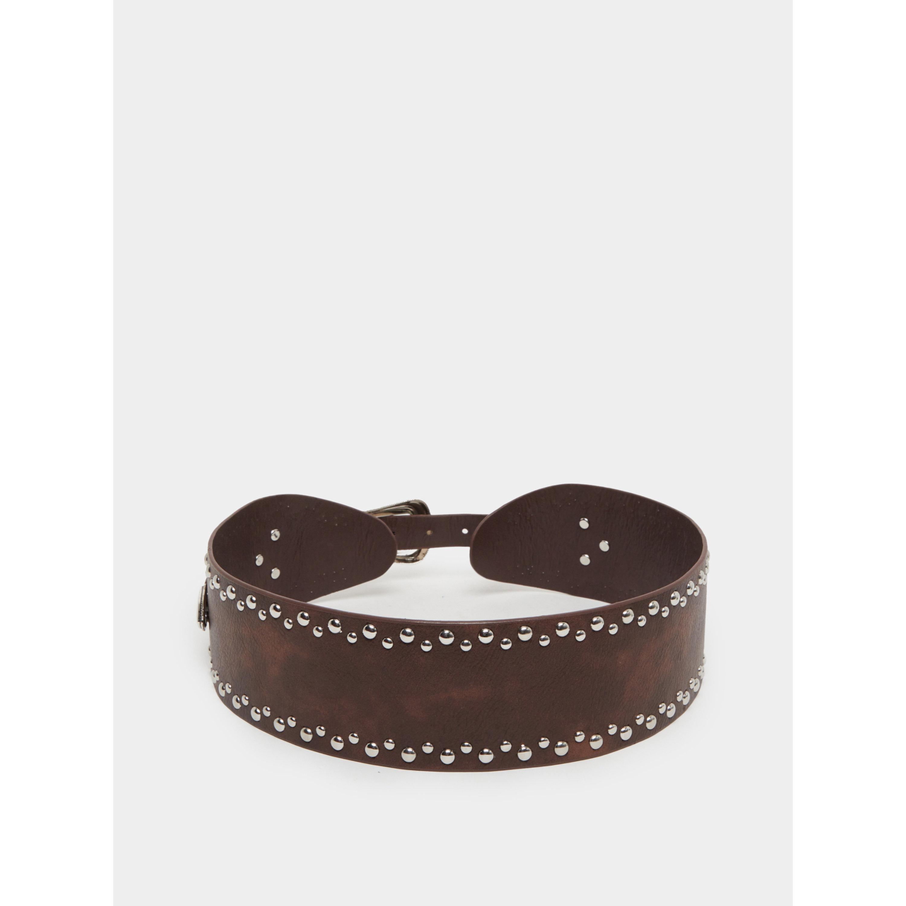 Styli Women Brown Studded Belt-women-clothingaccessories-belts-image-2