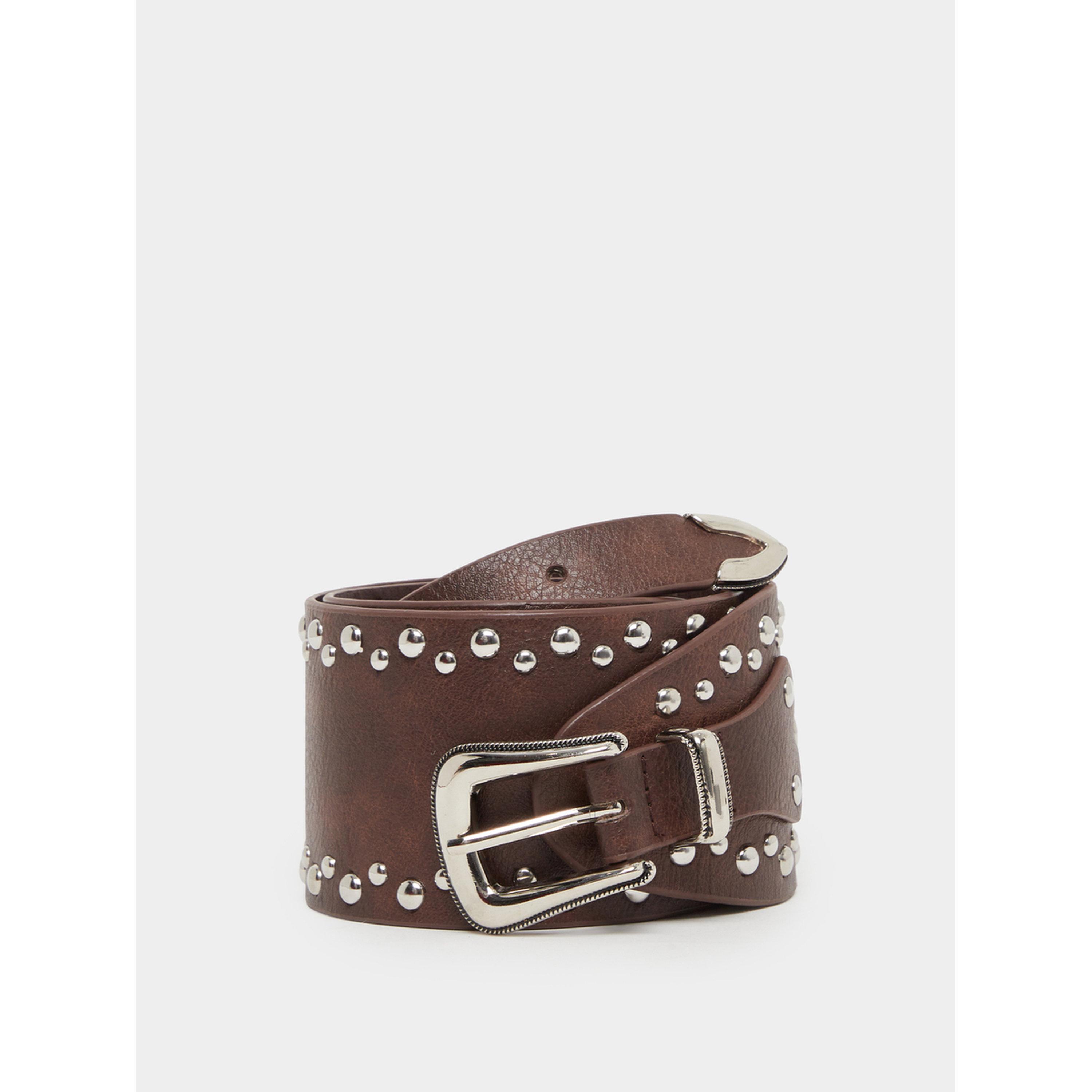 Styli Women Brown Studded Belt-women-clothingaccessories-belts-image-3