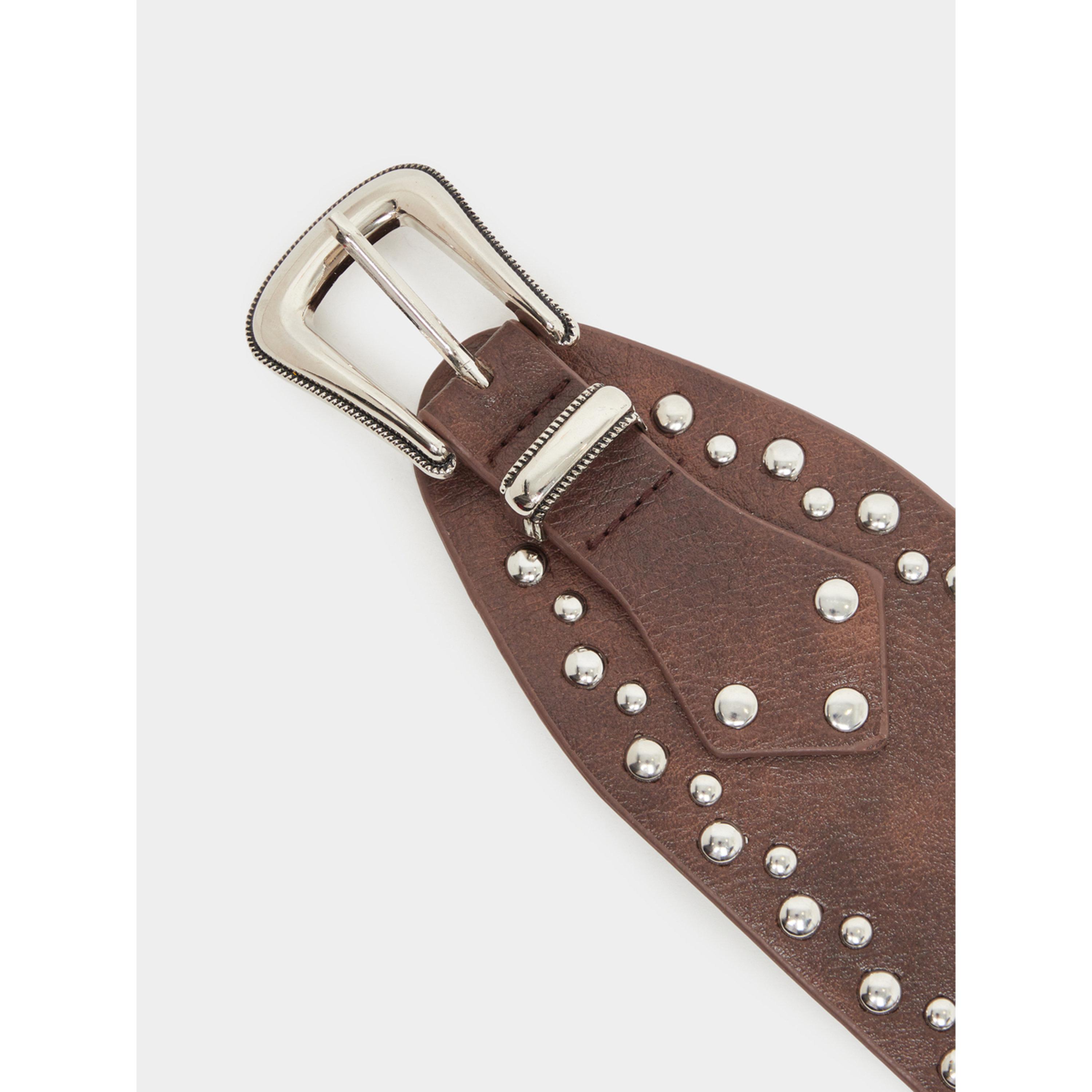 Styli Women Brown Studded Belt-women-clothingaccessories-belts-image-4