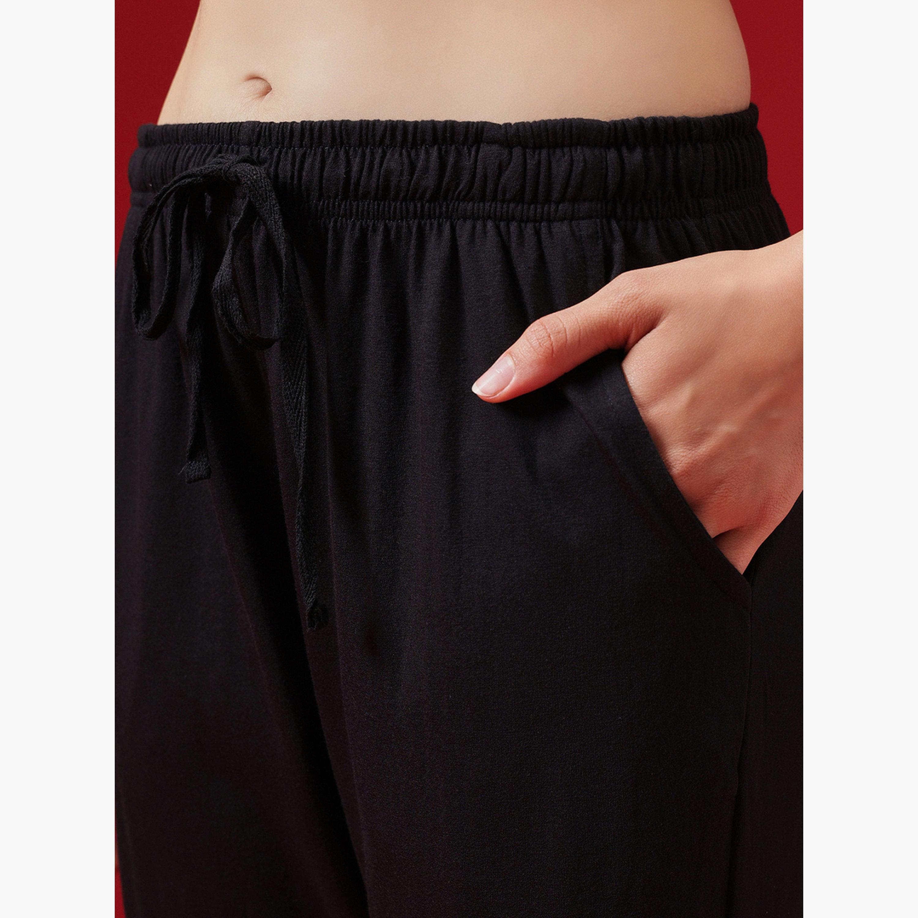 كلوفيا - يجامة قطنية برسومات غرافيكية-women-clothing-nightwear-pyjamas-longsets-image-6