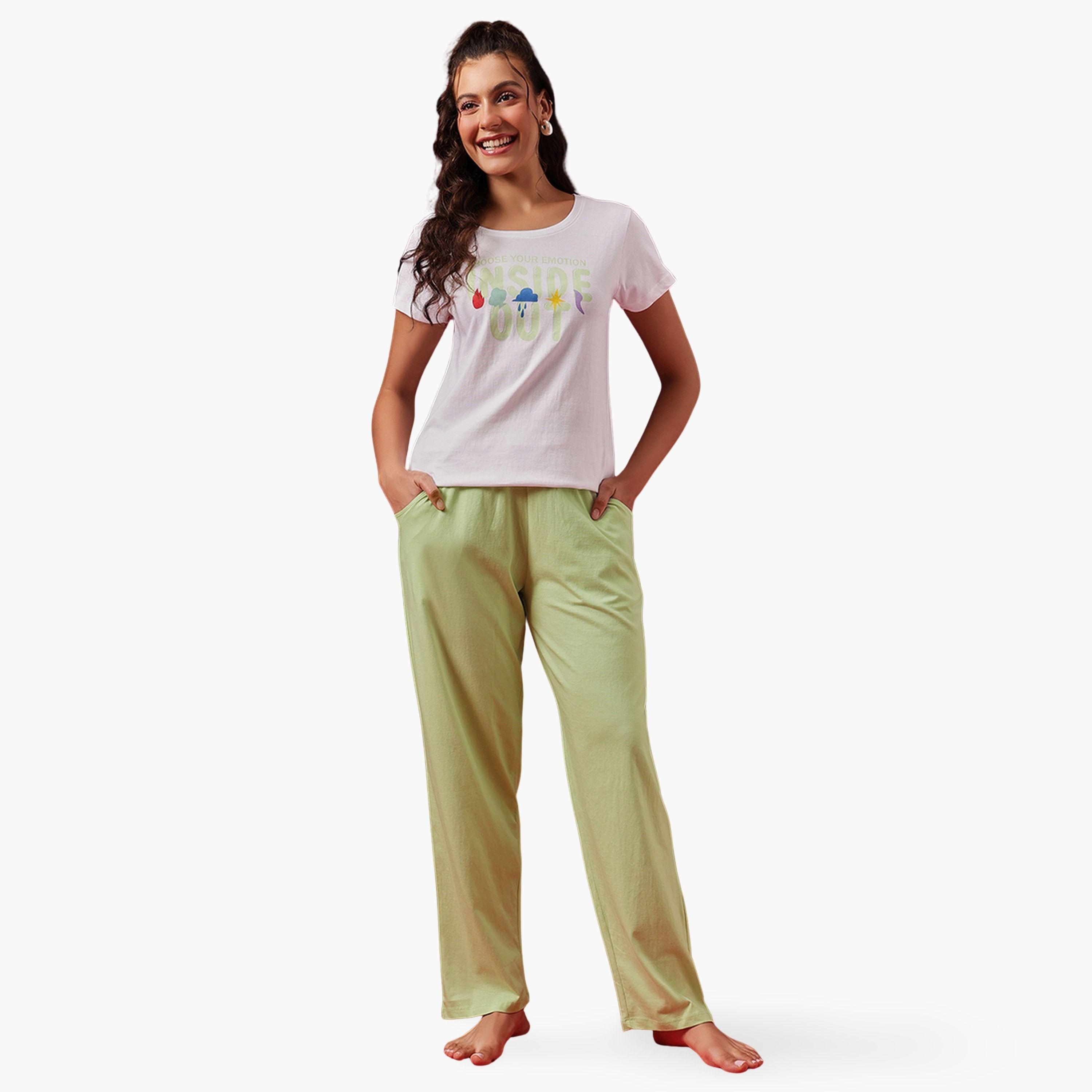 كلوفيا - بيجاما قطنية بطبعة-women-clothing-nightwear-pyjamas-longsets-image-1