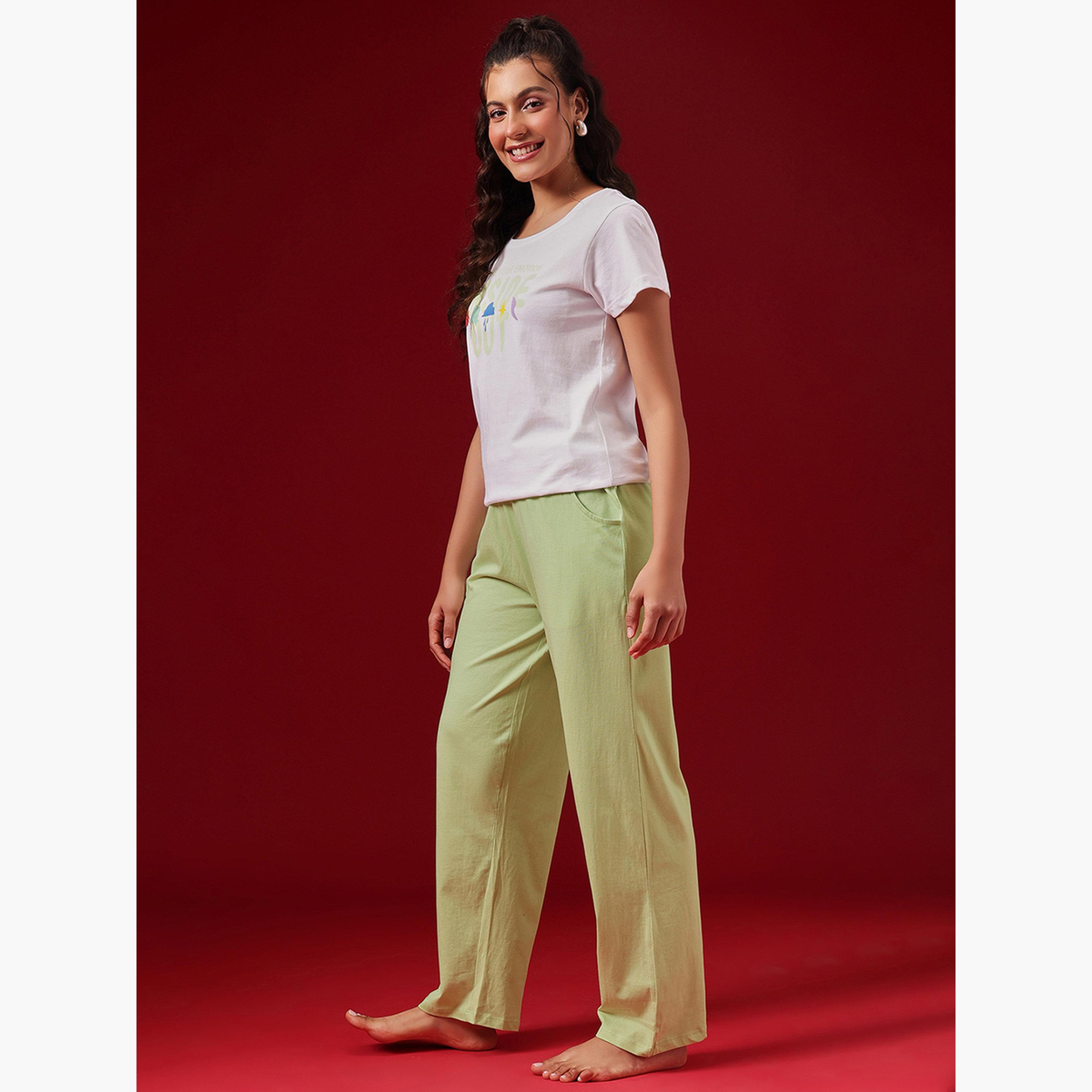 كلوفيا - بيجاما قطنية بطبعة-women-clothing-nightwear-pyjamas-longsets-image-4