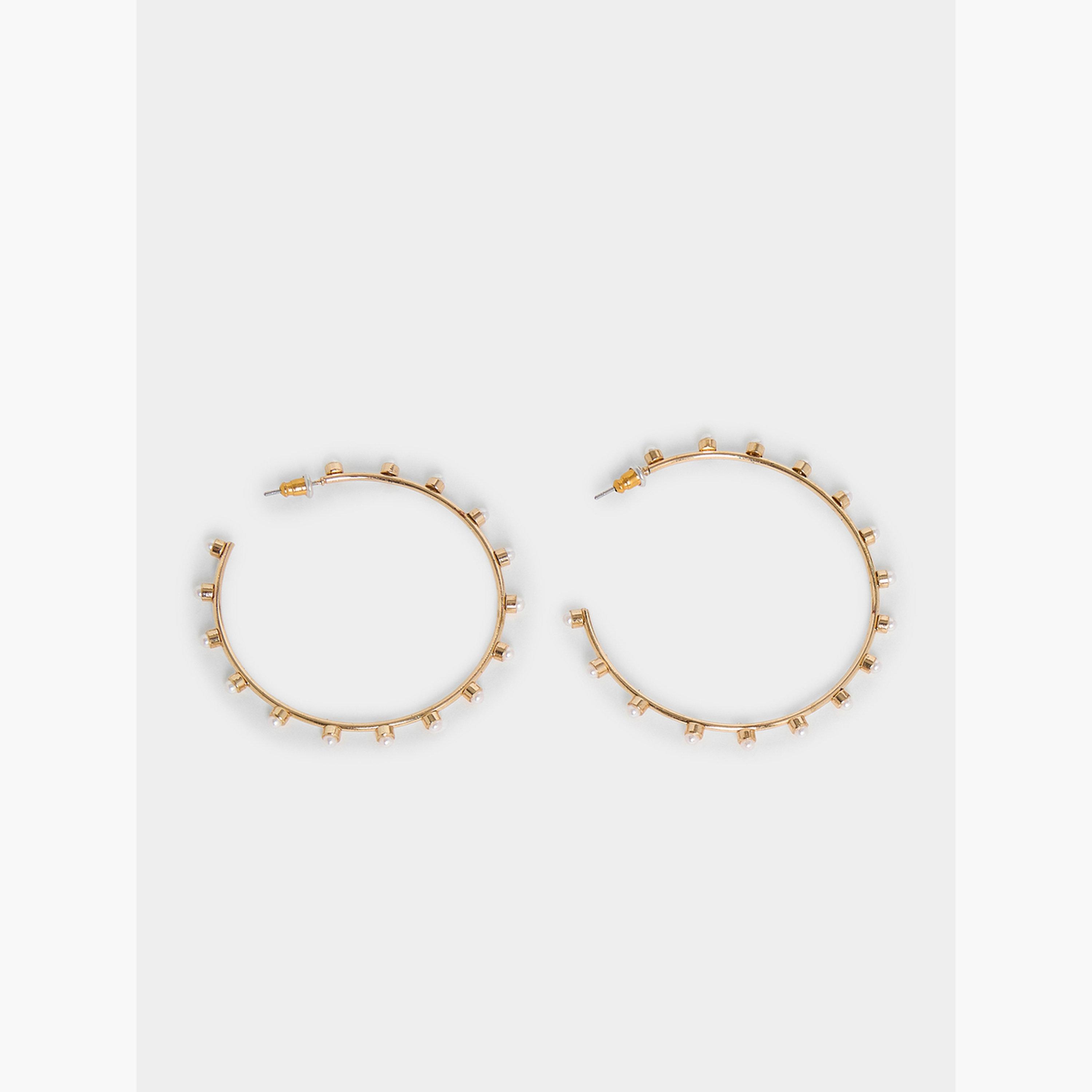 اقراط اذن مزينة بلؤلؤ صناعي-women-watchesandjewellery-jewellery-earrings-image-1