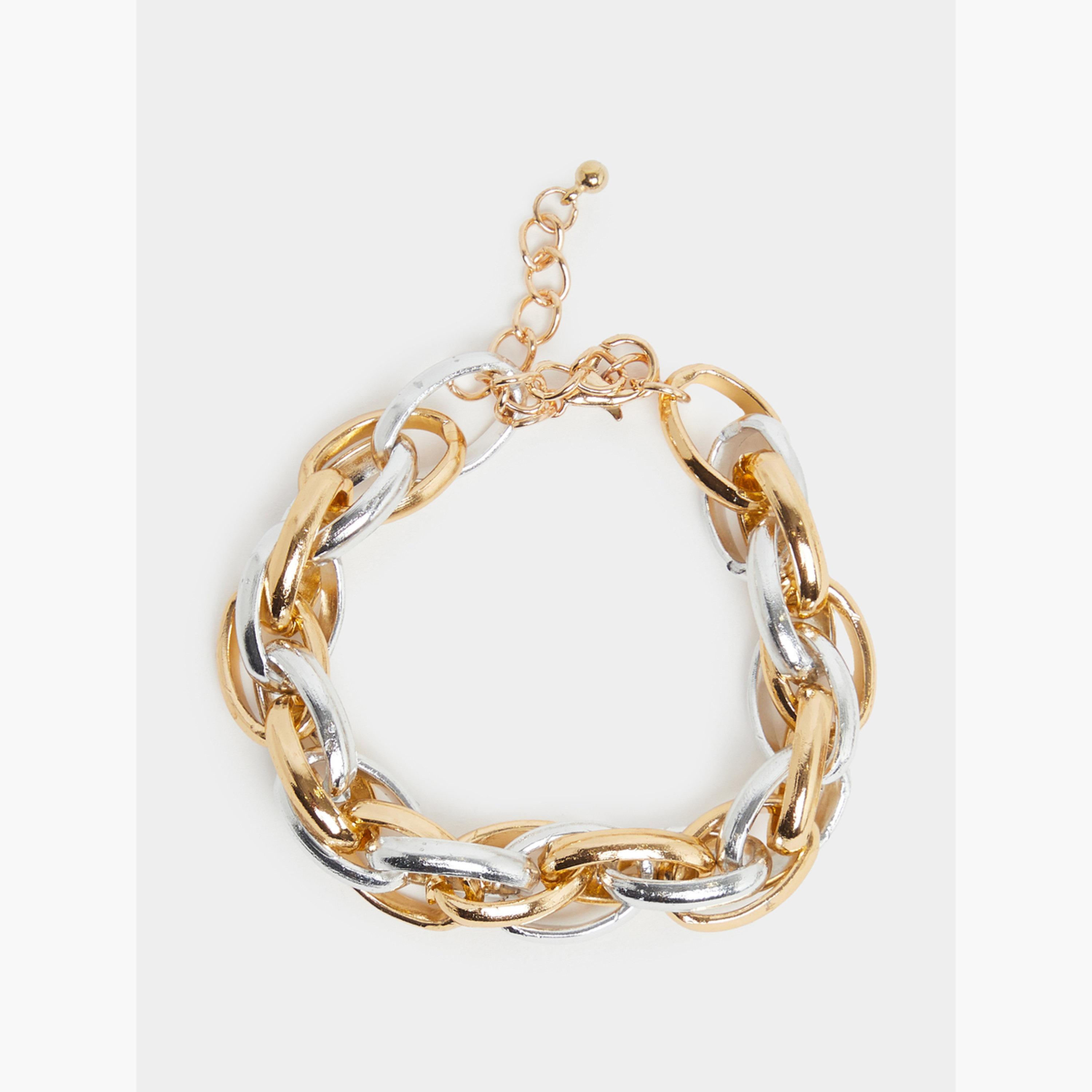 سوار بسلسلة بلونين-women-watchesandjewellery-jewellery-banglesandbracelets-image-3