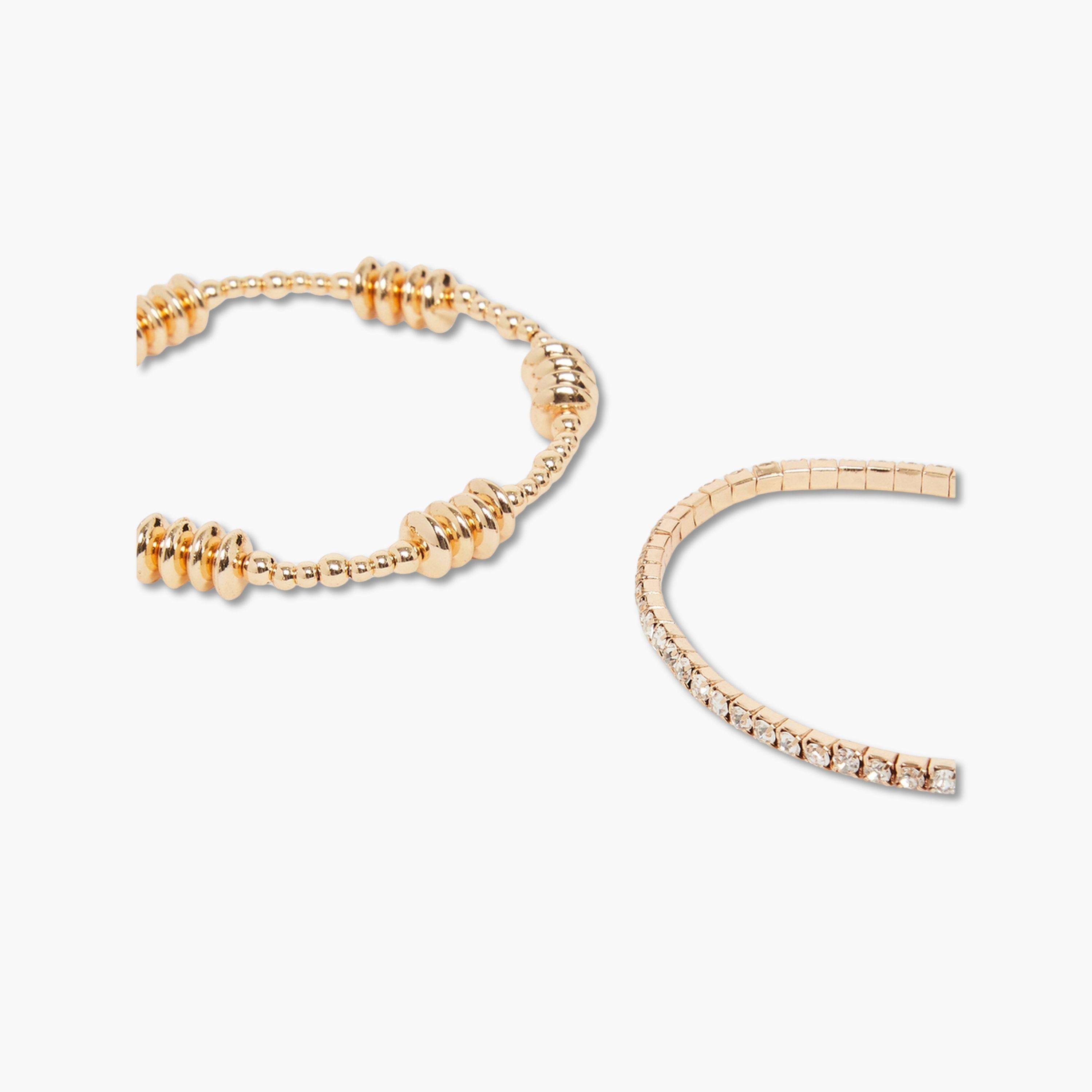Styli Set of 4 - Gold Beaded Bracelet-women-watchesandjewellery-jewellery-banglesandbracelets-image-3