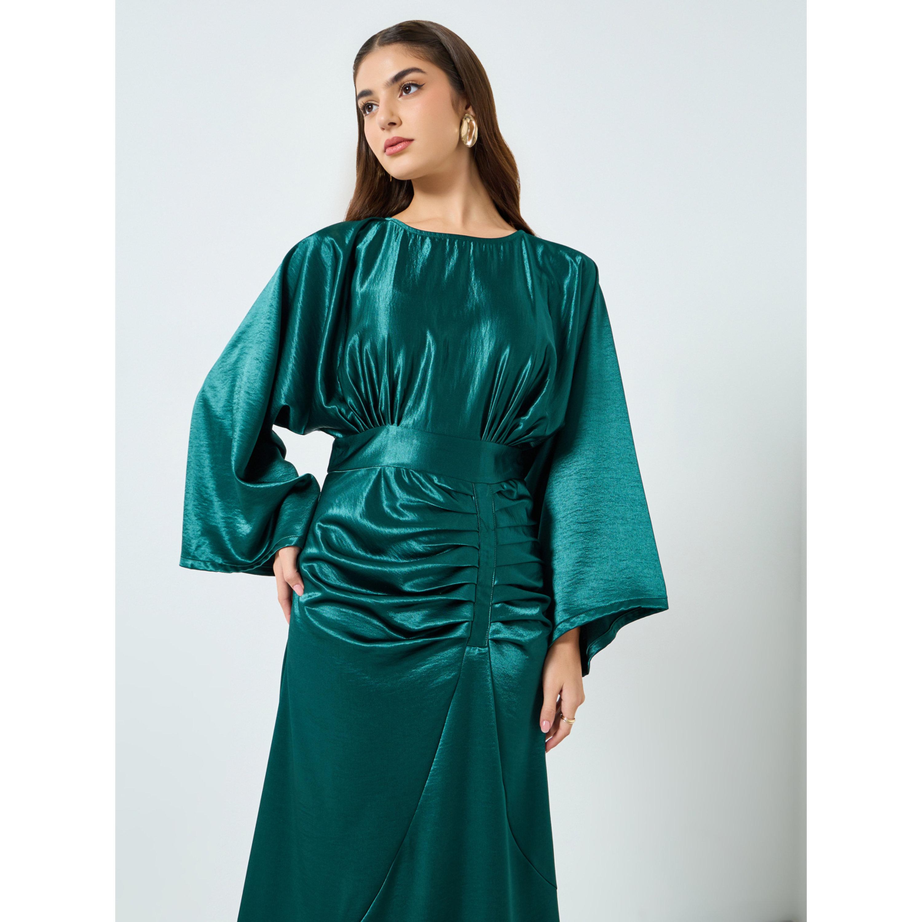 فستان طويل بحافة واسعة بأكمام طويلة-women-clothing-dresses-image-3