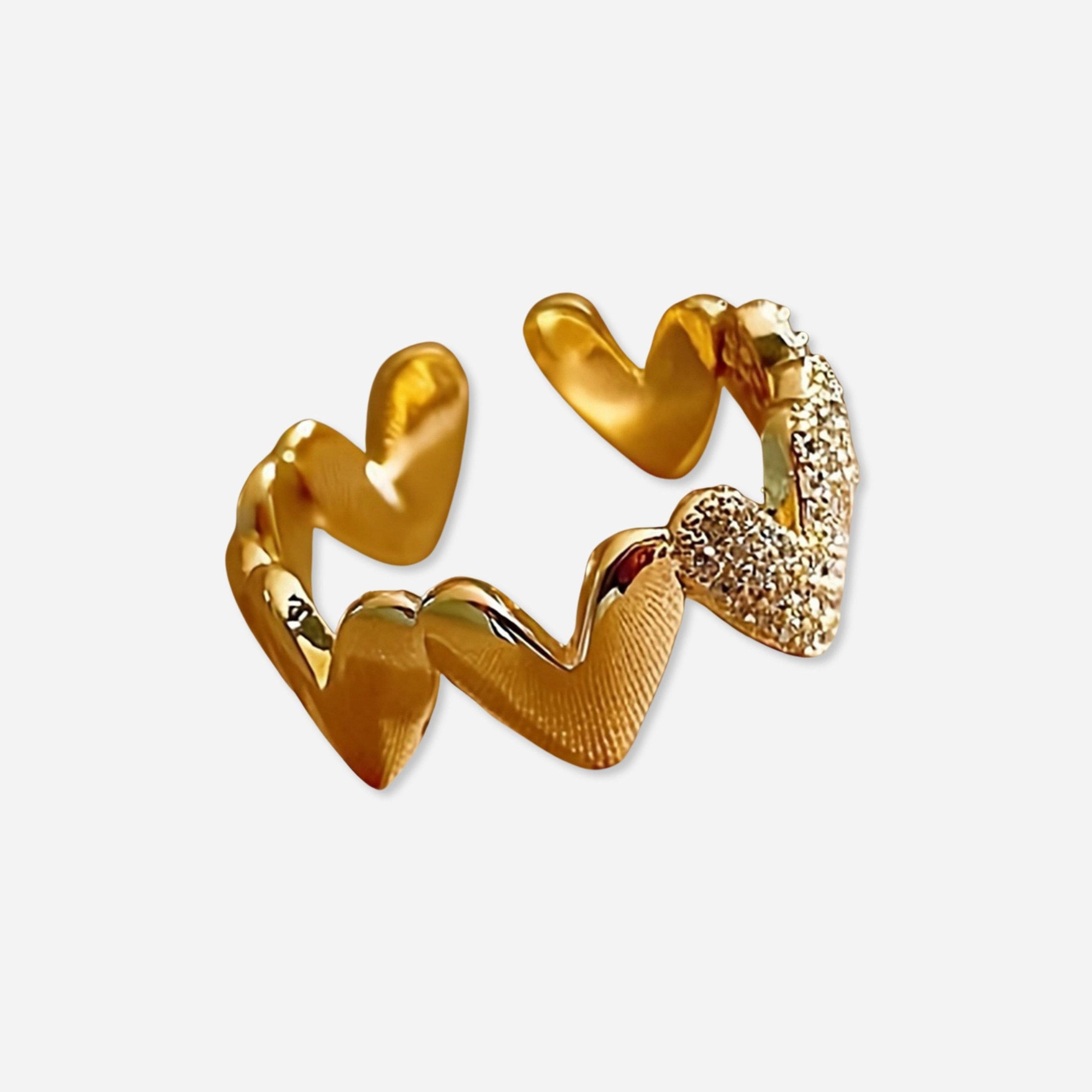 Take Two Heart Shape Open Ring-women-watchesandjewellery-jewellery-rings-image-1