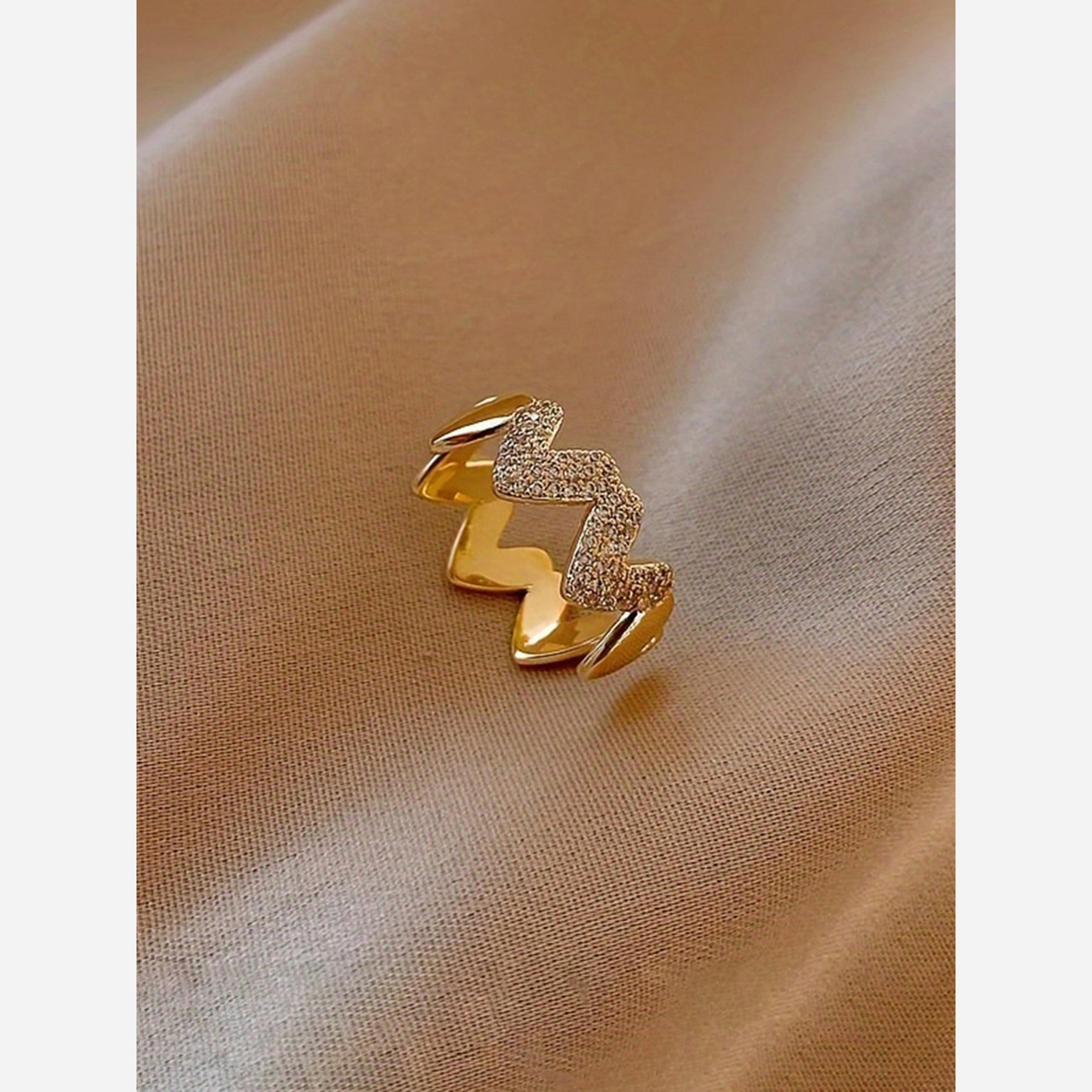 تيك تو - خاتم مفتوح على شكل قلب-women-watchesandjewellery-jewellery-rings-image-5