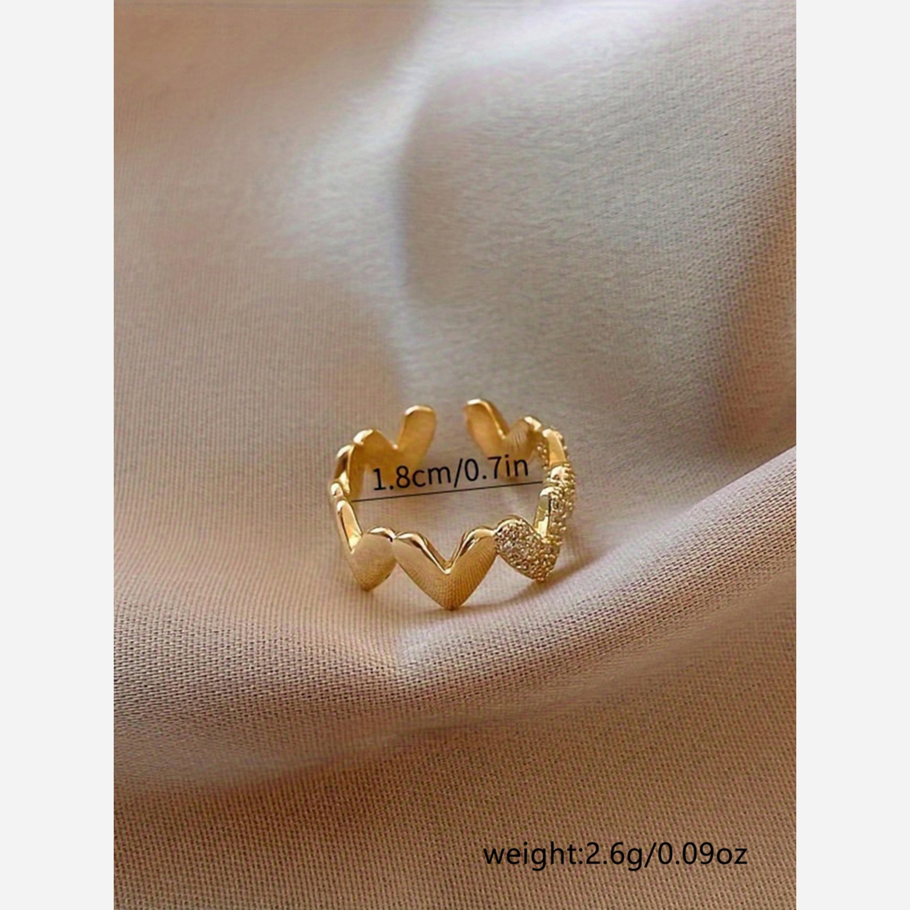 تيك تو - خاتم مفتوح على شكل قلب-women-watchesandjewellery-jewellery-rings-image-6