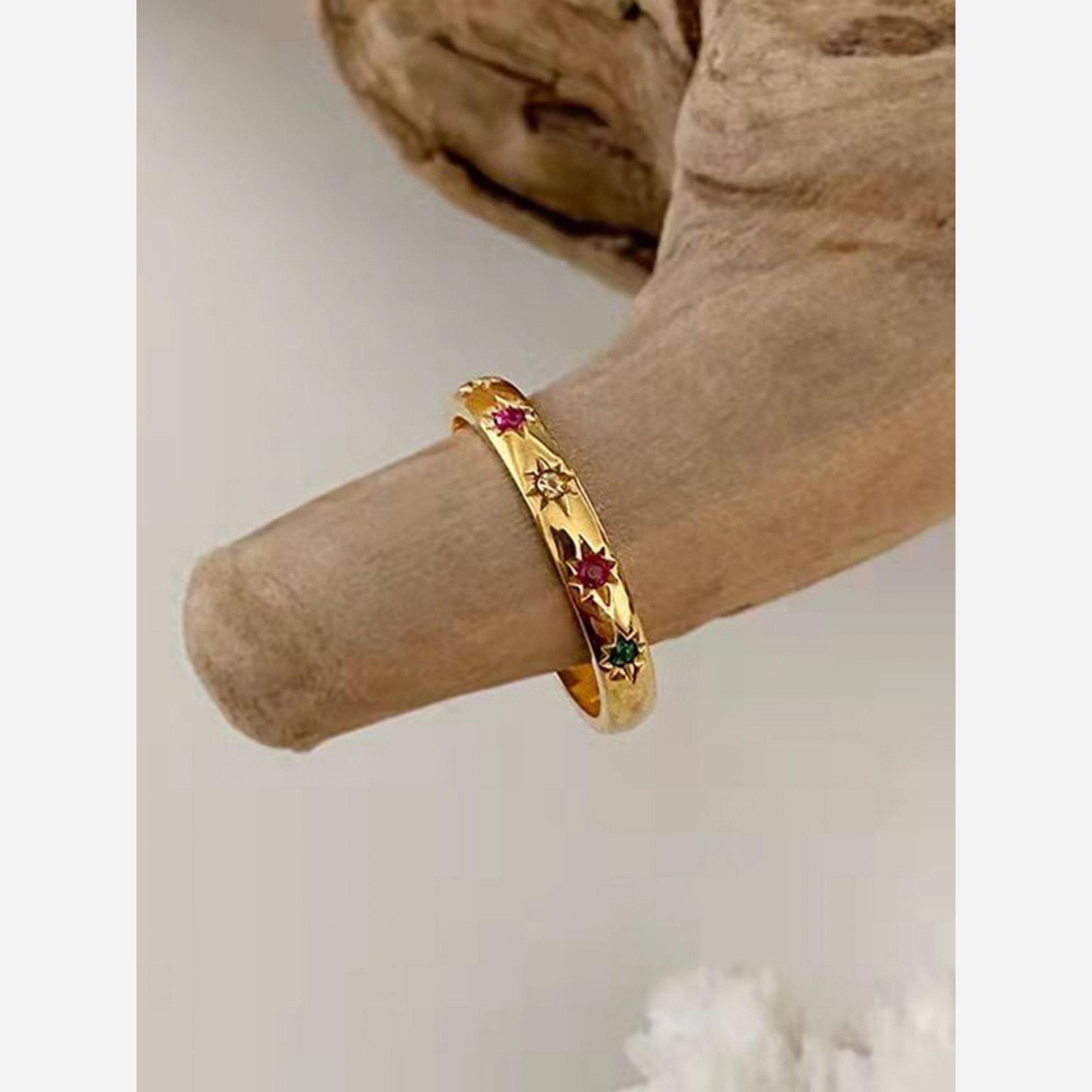 Take Two Pack of 2 - Multi Inlaid Zirconia Rings-women-watchesandjewellery-jewellery-rings-image-5