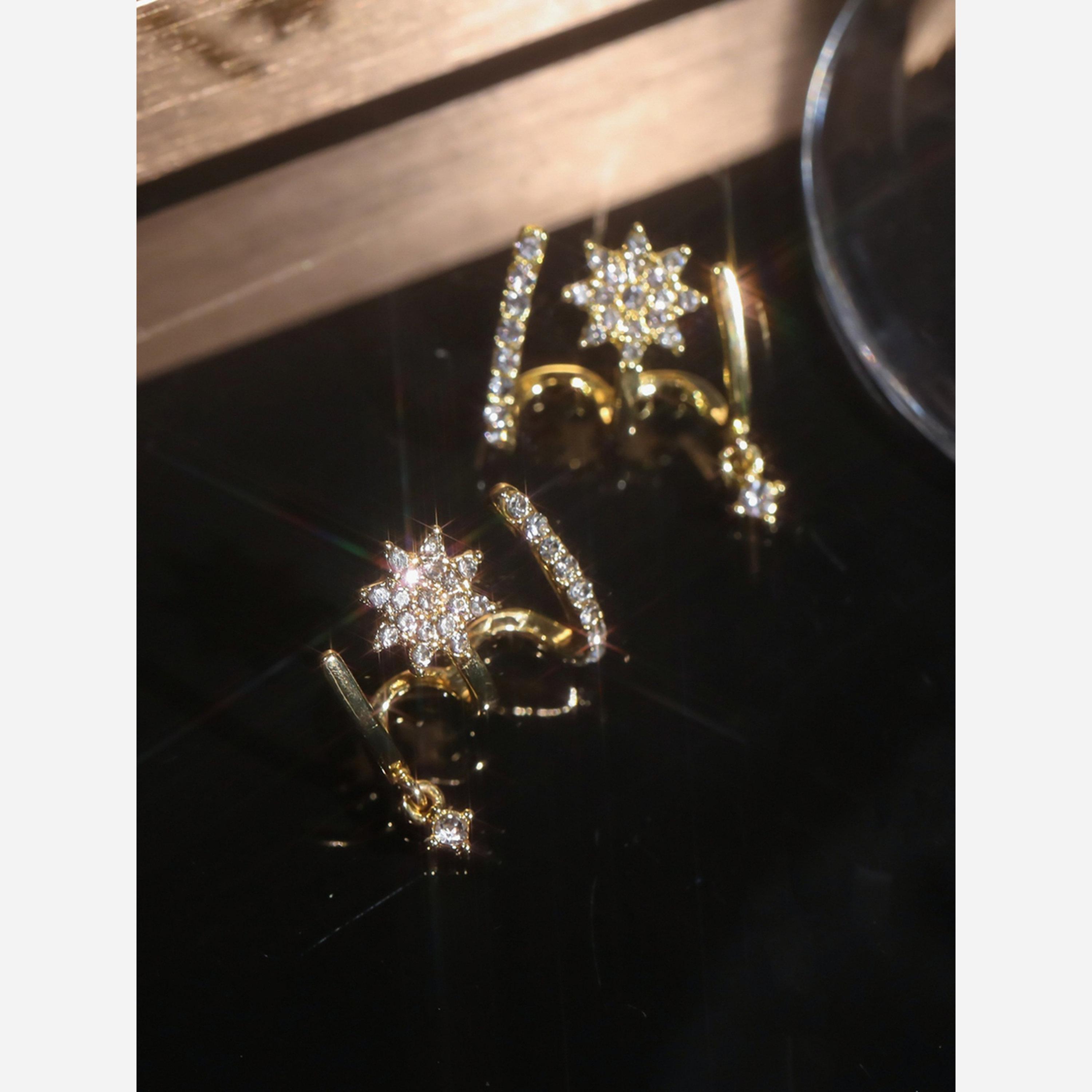 Take Two Multi-Turn Inlaid Zirconia Earrings-women-watchesandjewellery-jewellery-earrings-image-4