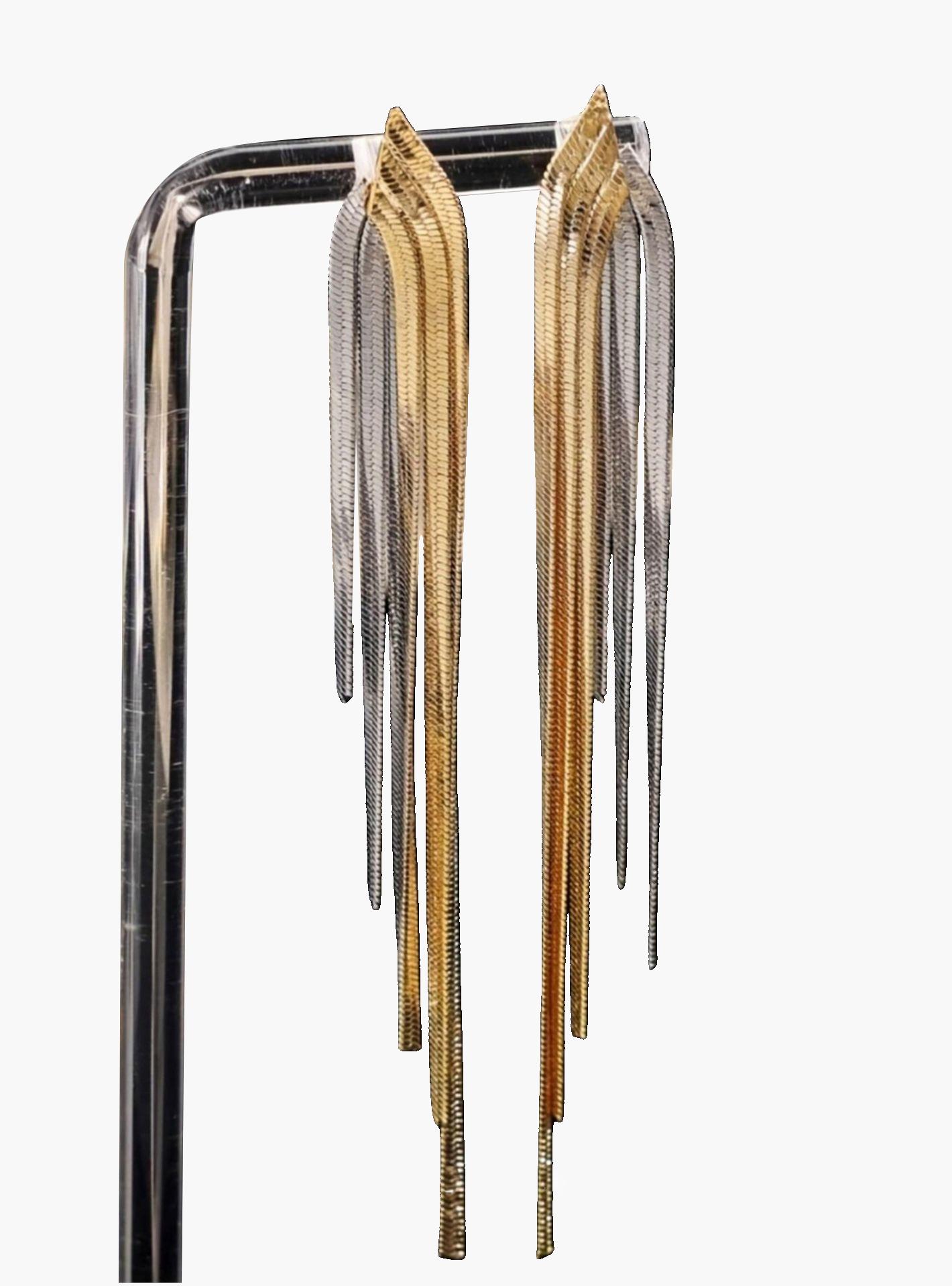 Take Two Contrast Tassel Earrings-women-watchesandjewellery-jewellery-earrings-image-1