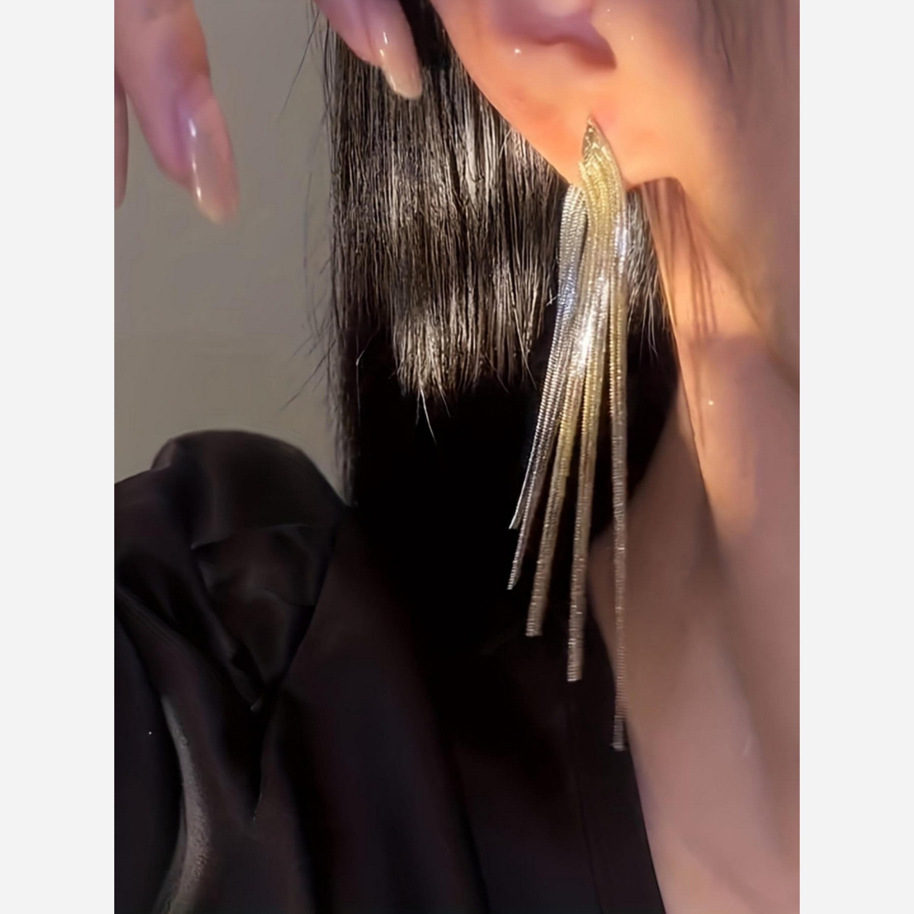 Take Two Contrast Tassel Earrings-women-watchesandjewellery-jewellery-earrings-image-5