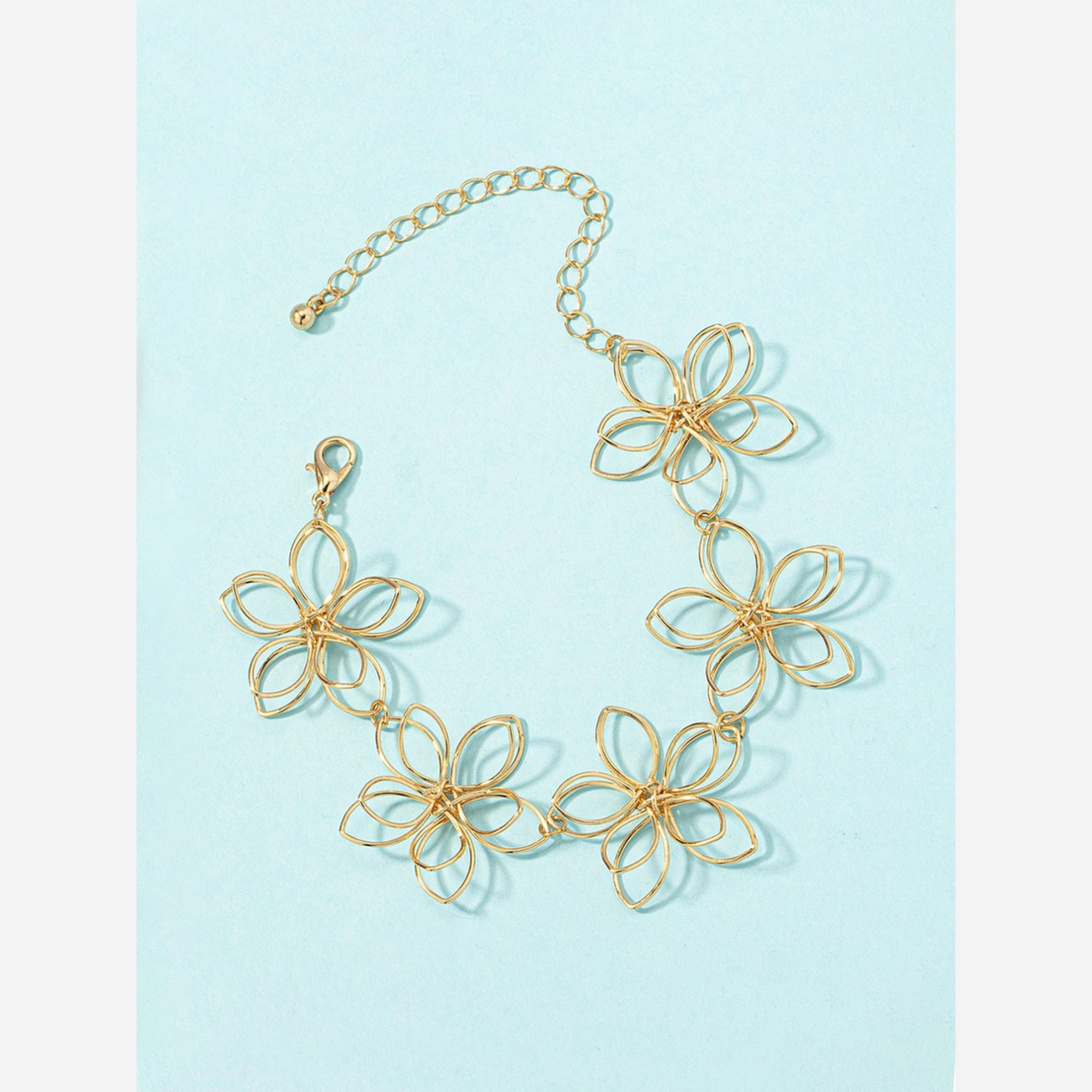 Take Two Hollow Carved Flowers Bracelet-women-watchesandjewellery-jewellery-banglesandbracelets-image-4
