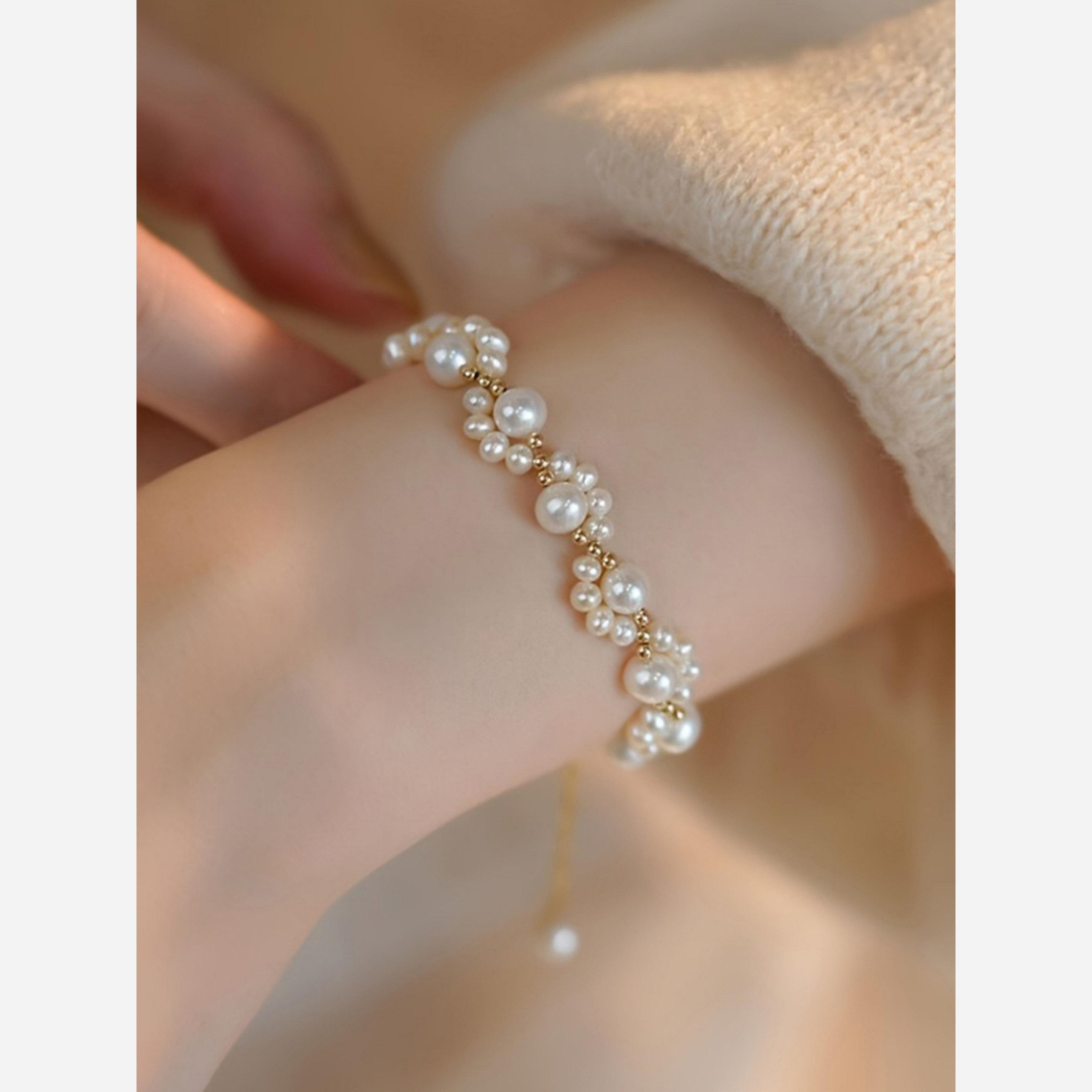 Take Two Faux Pearl Cat Paw Charm Bracelet-women-watchesandjewellery-jewellery-banglesandbracelets-image-3