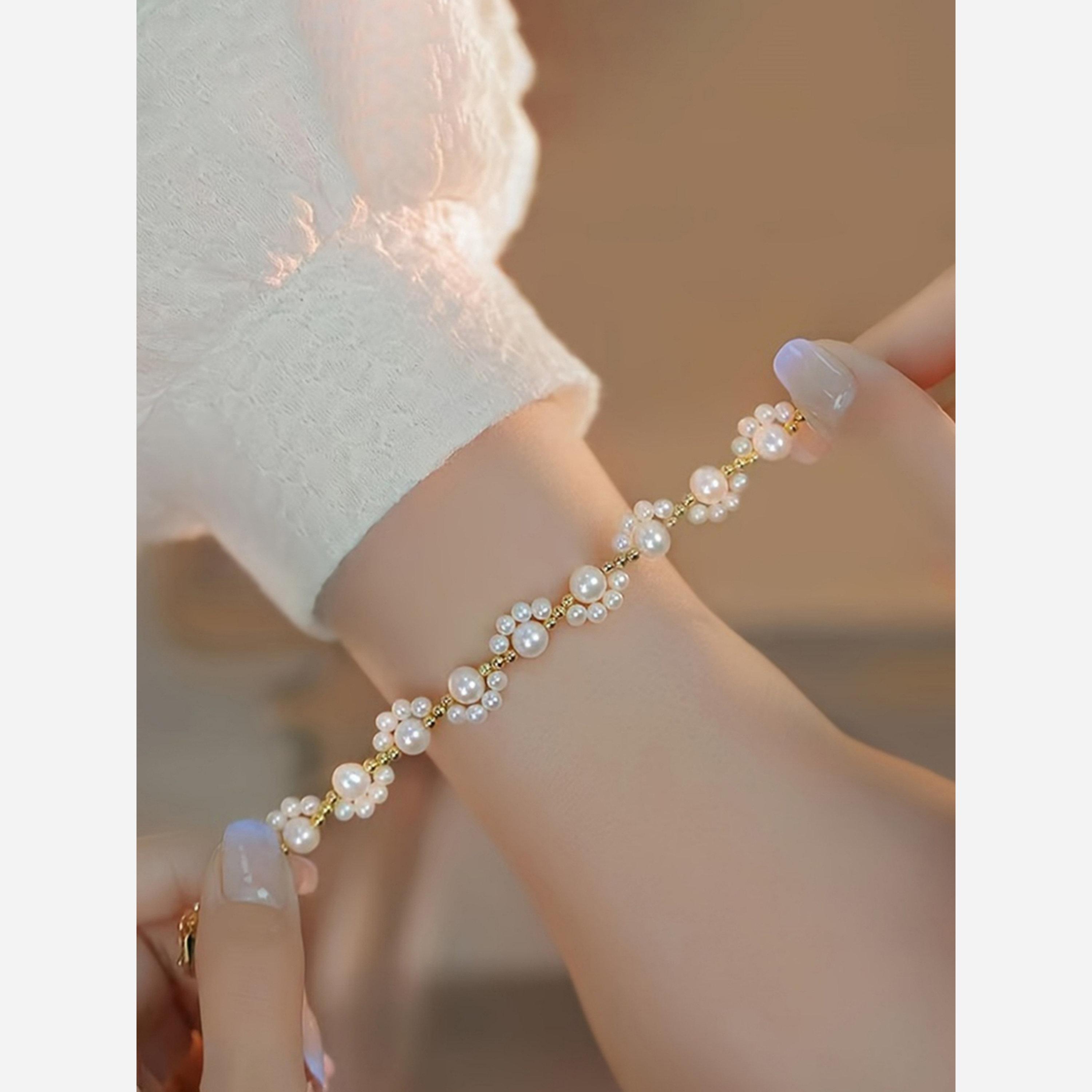 Take Two Faux Pearl Cat Paw Charm Bracelet-women-watchesandjewellery-jewellery-banglesandbracelets-image-4