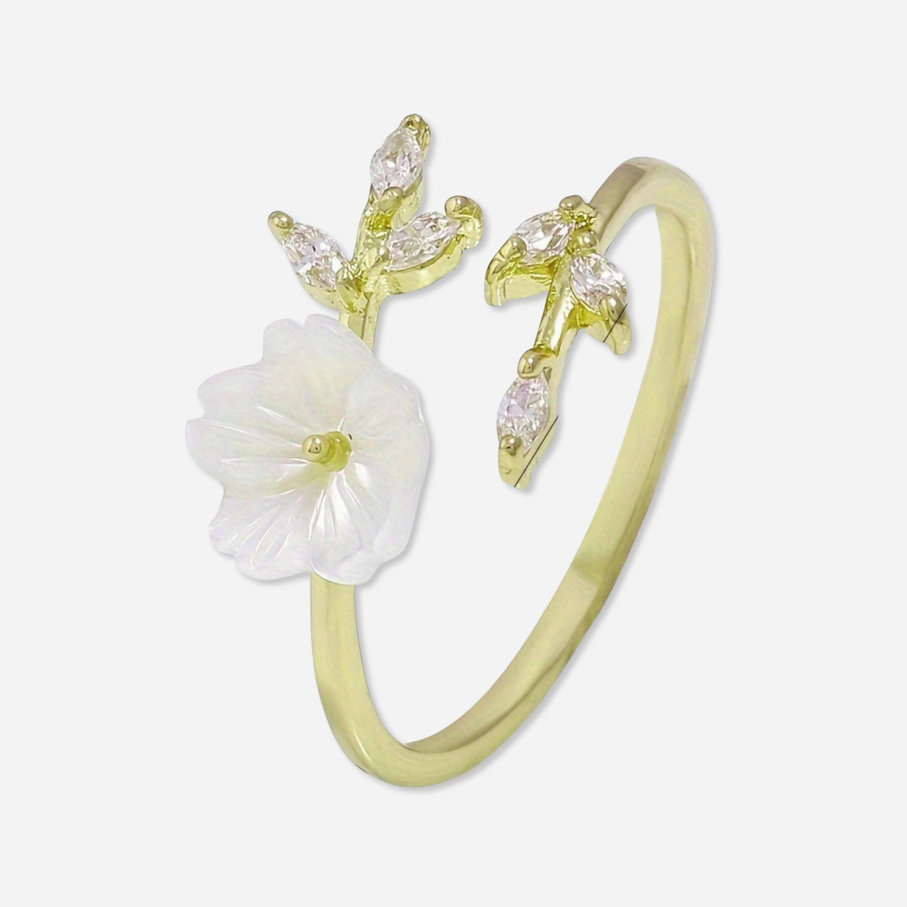 Take Two Flower Ring with Crystal Accents-women-watchesandjewellery-jewellery-rings-image-3