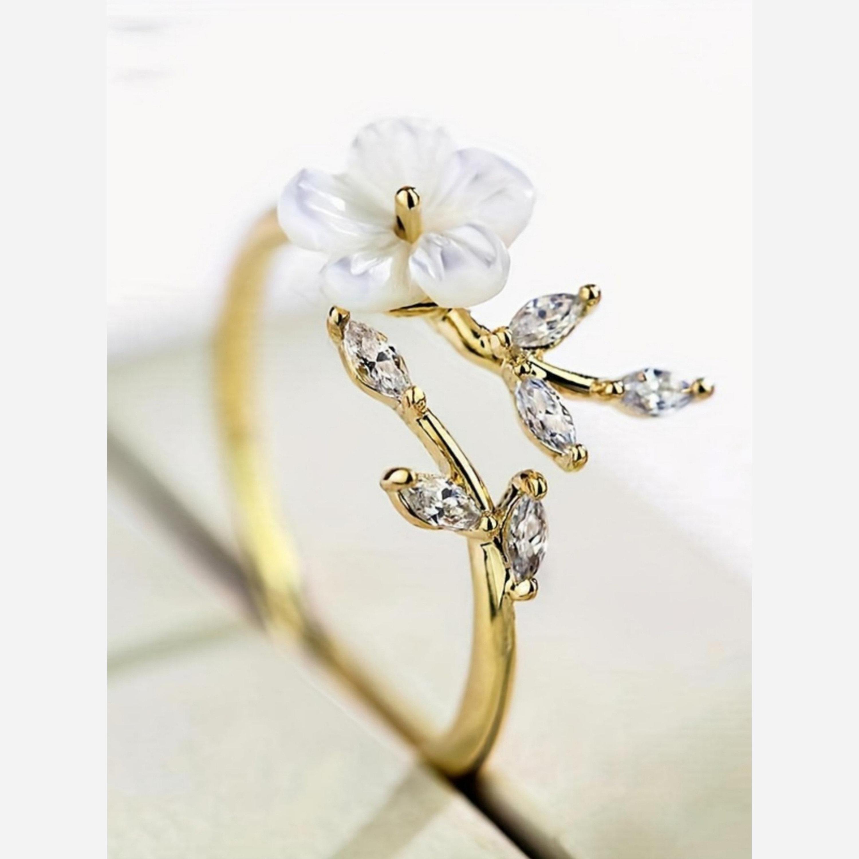 Take Two Flower Ring with Crystal Accents-women-watchesandjewellery-jewellery-rings-image-5