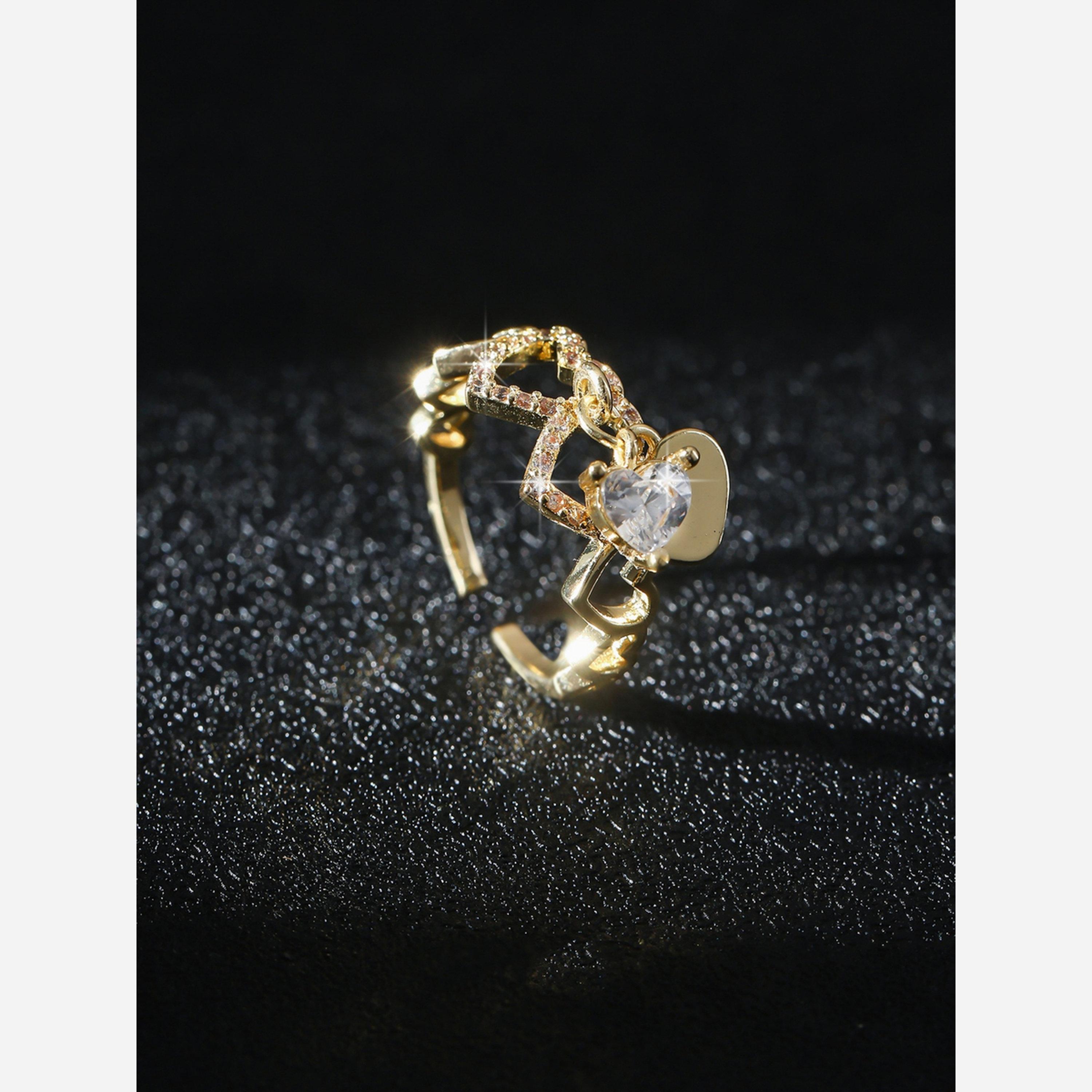 Take Two Hollow Heart Shape Drop Ring-women-watchesandjewellery-jewellery-rings-image-5