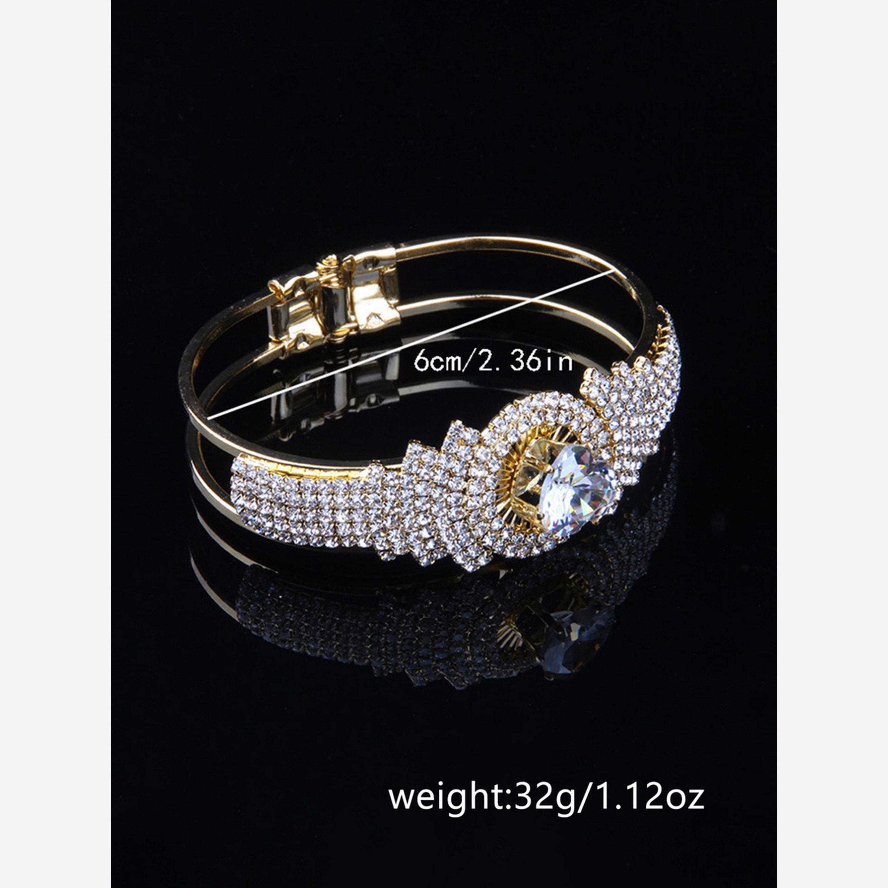 تيك تو - سوار مرصع بأحجار الراين-women-watchesandjewellery-jewellery-banglesandbracelets-image-3