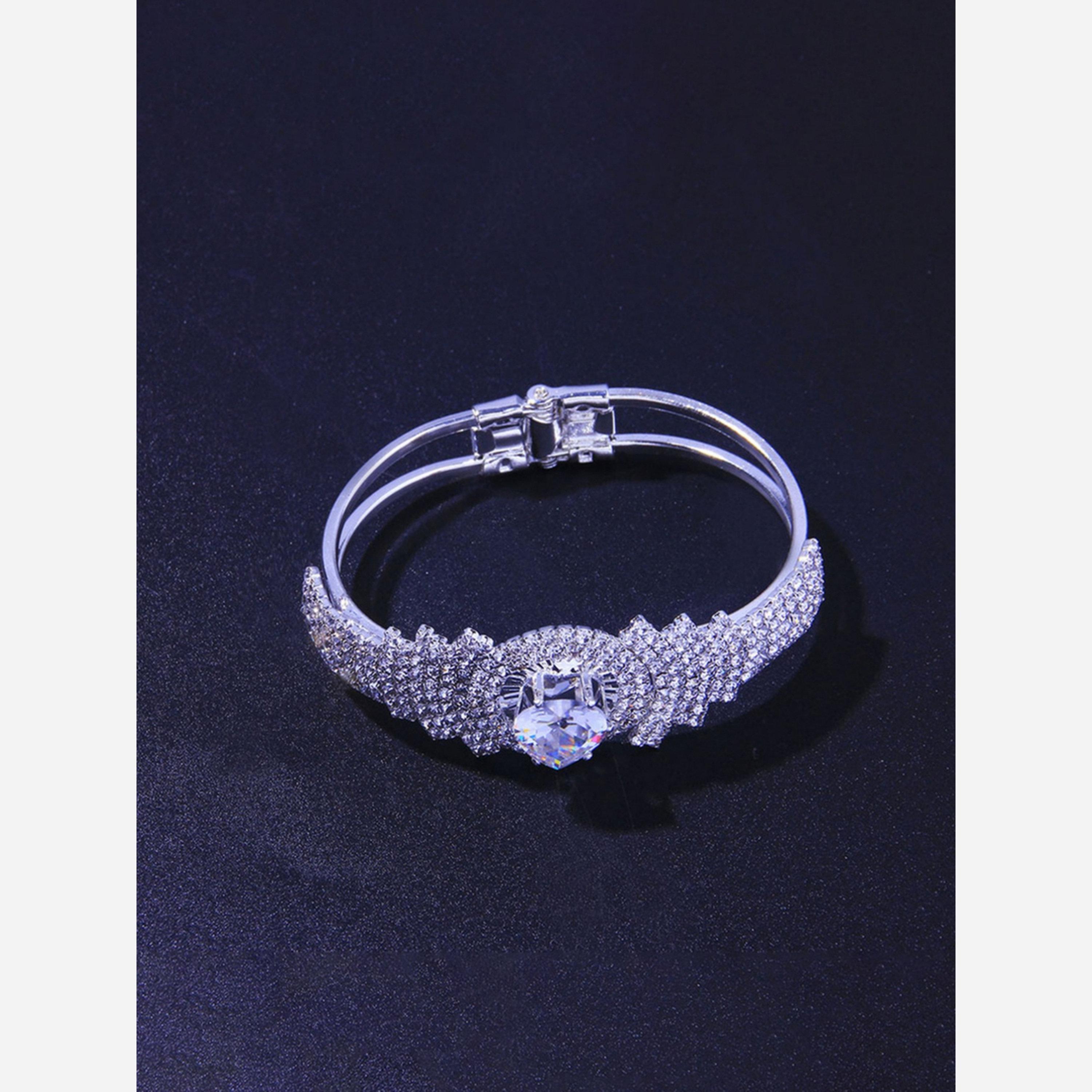 Take Two Rhinestone Inlaid with Embellishment Bracelet-women-watchesandjewellery-jewellery-banglesandbracelets-image-4