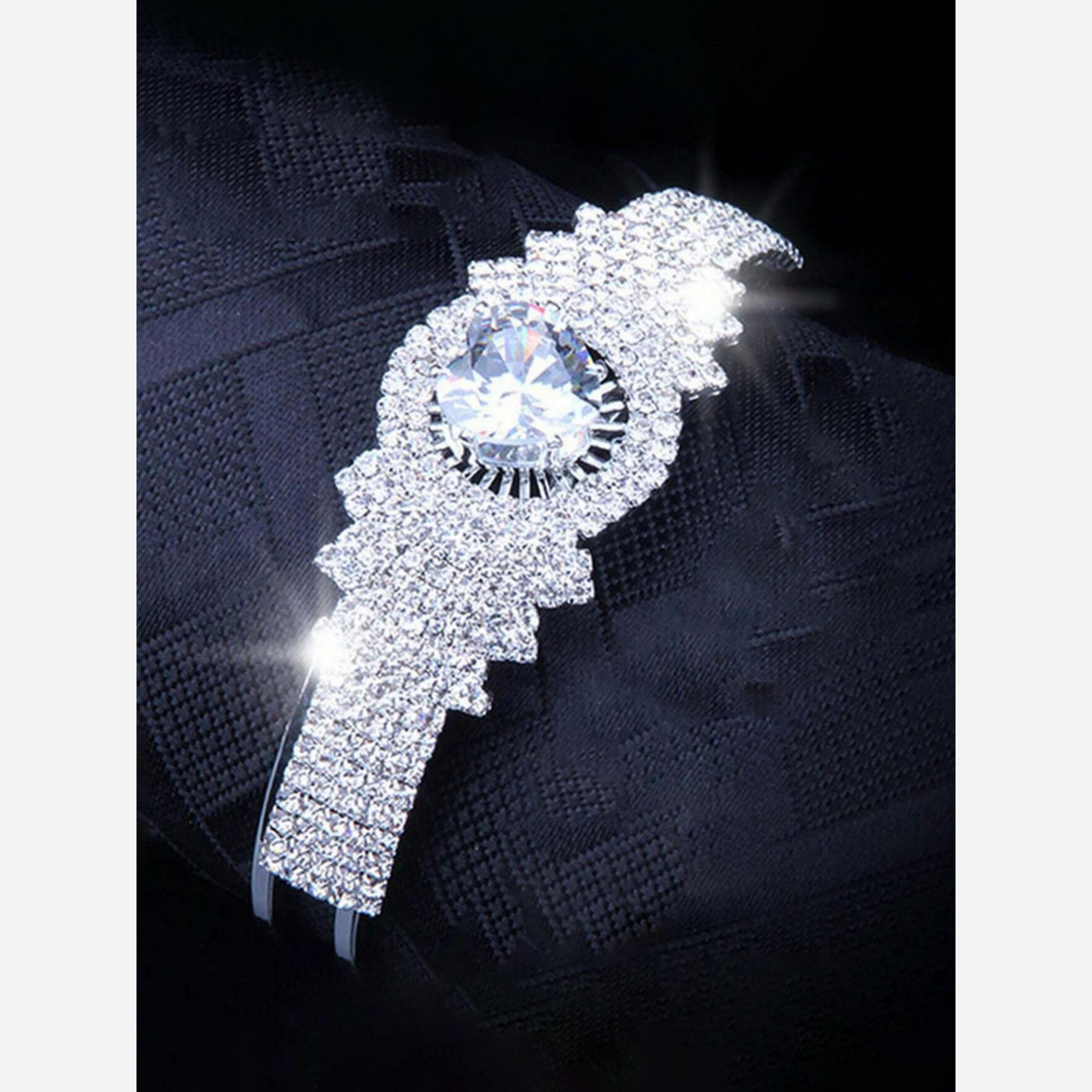 Take Two Rhinestone Inlaid with Embellishment Bracelet-women-watchesandjewellery-jewellery-banglesandbracelets-image-5