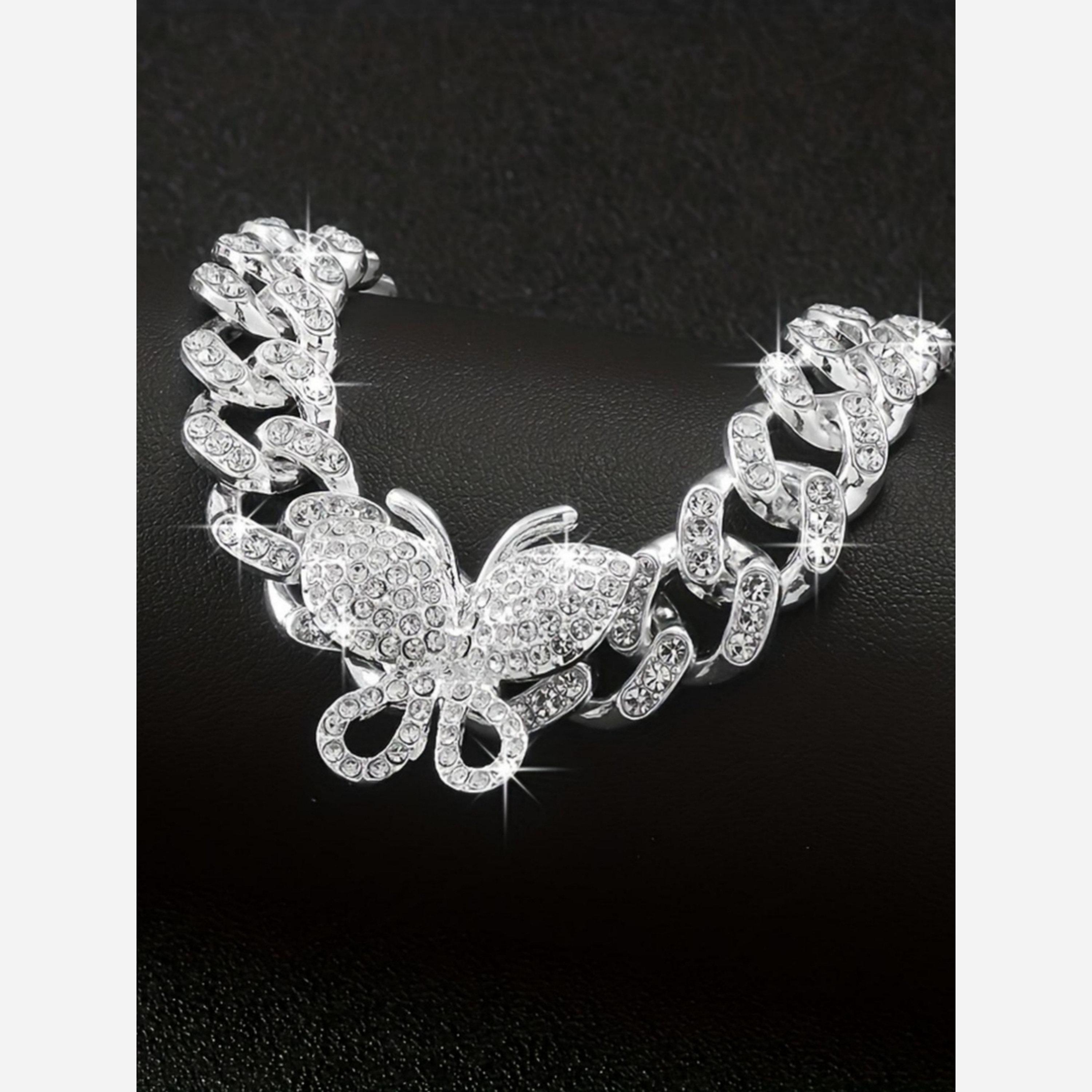 Take Two Rhinestone Butterfly Inlaid Bracelet-women-watchesandjewellery-jewellery-banglesandbracelets-image-3