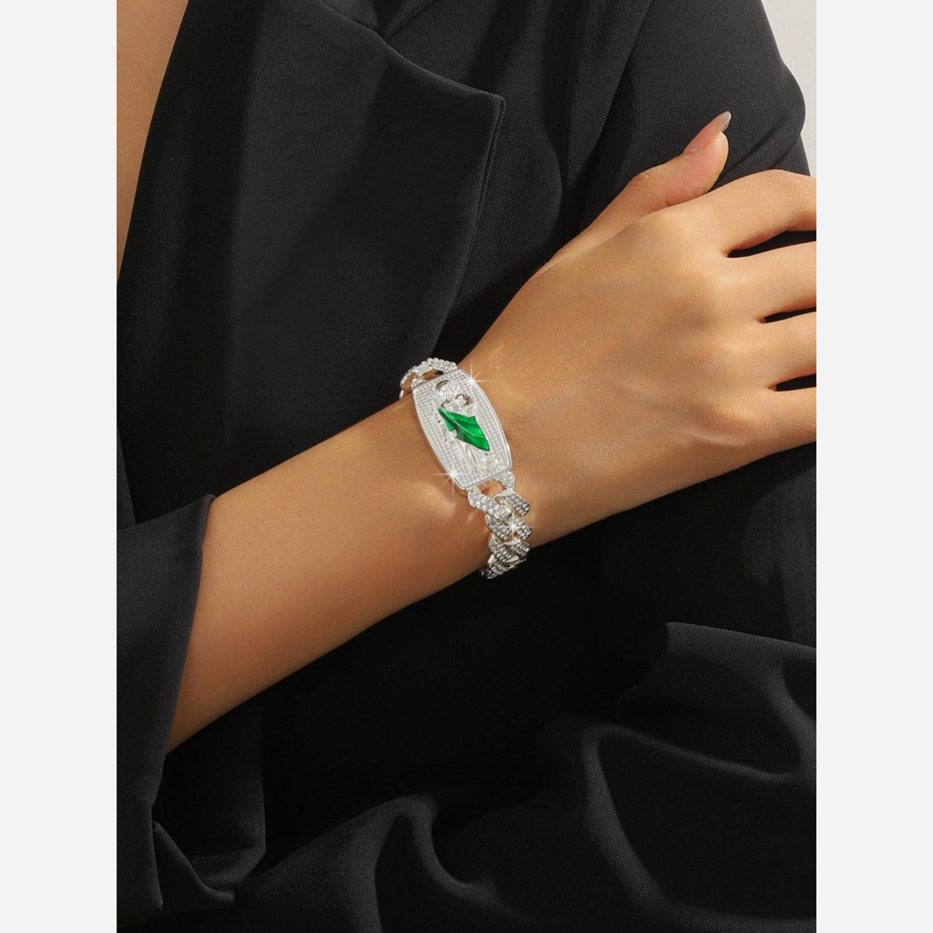 تيك تو - سوار مرصع بأحجار الراين-women-watchesandjewellery-jewellery-banglesandbracelets-image-2