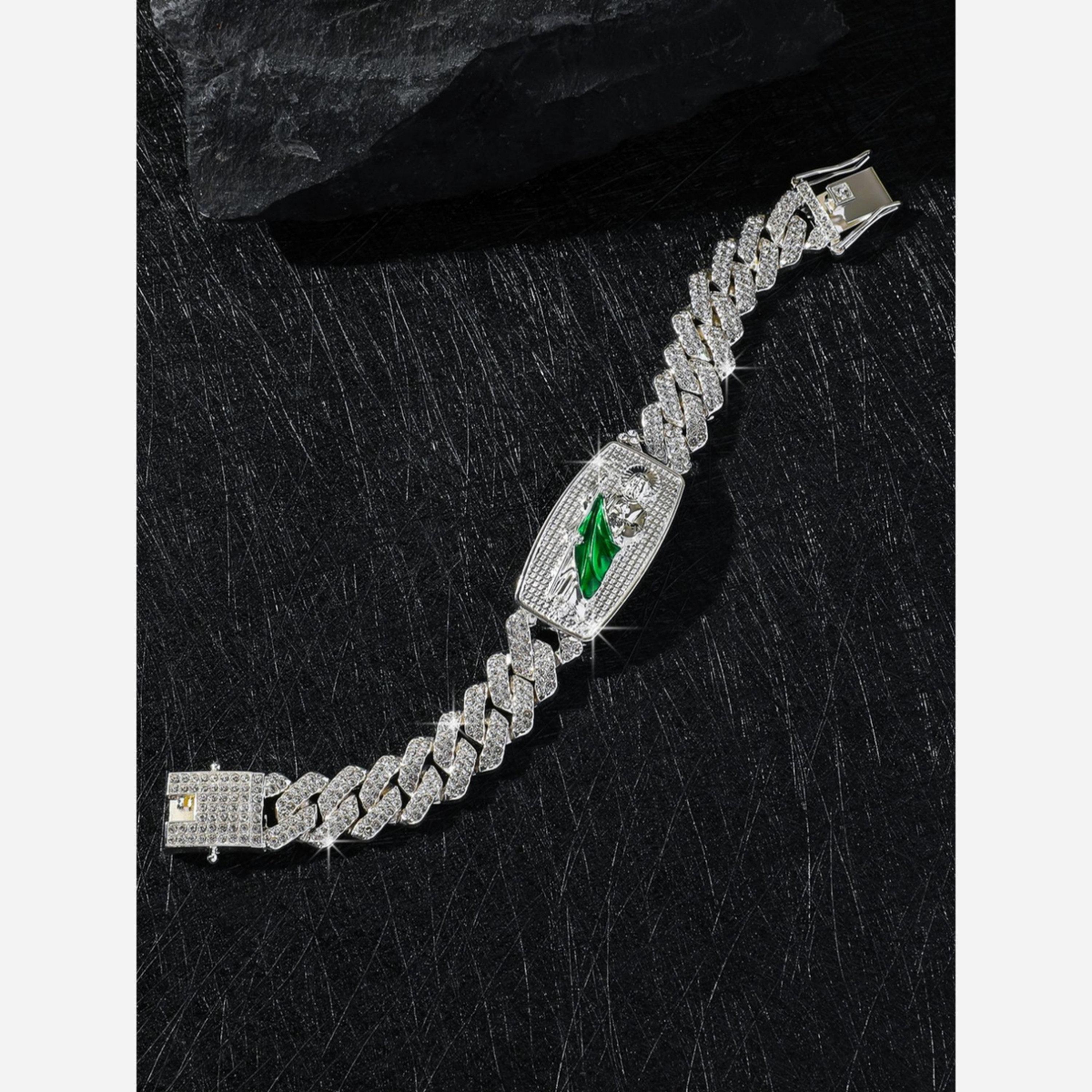 تيك تو - سوار مرصع بأحجار الراين-women-watchesandjewellery-jewellery-banglesandbracelets-image-3