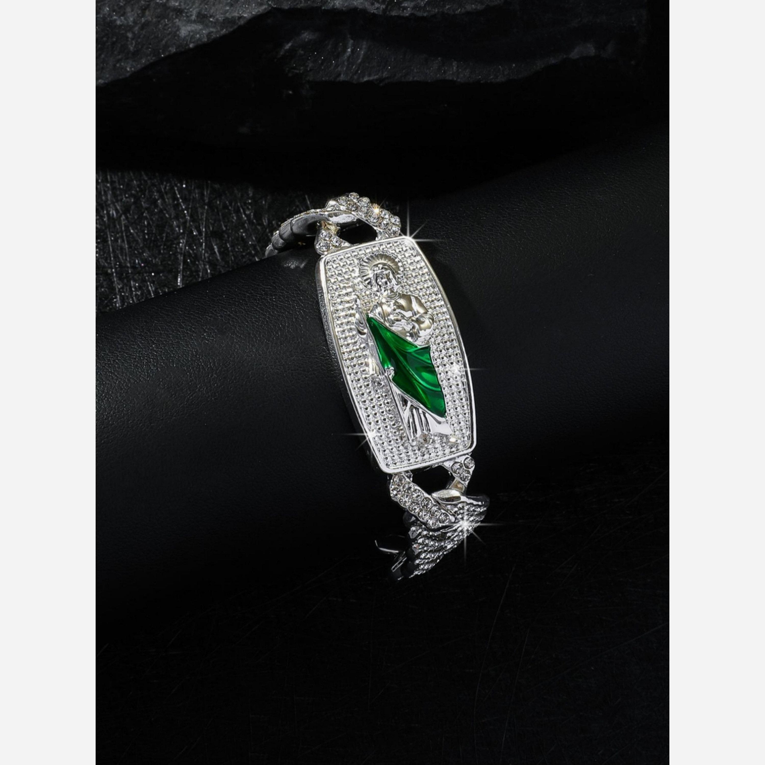 Take Two Rhinestone Geometric Inlaid Bracelet-women-watchesandjewellery-jewellery-banglesandbracelets-image-4