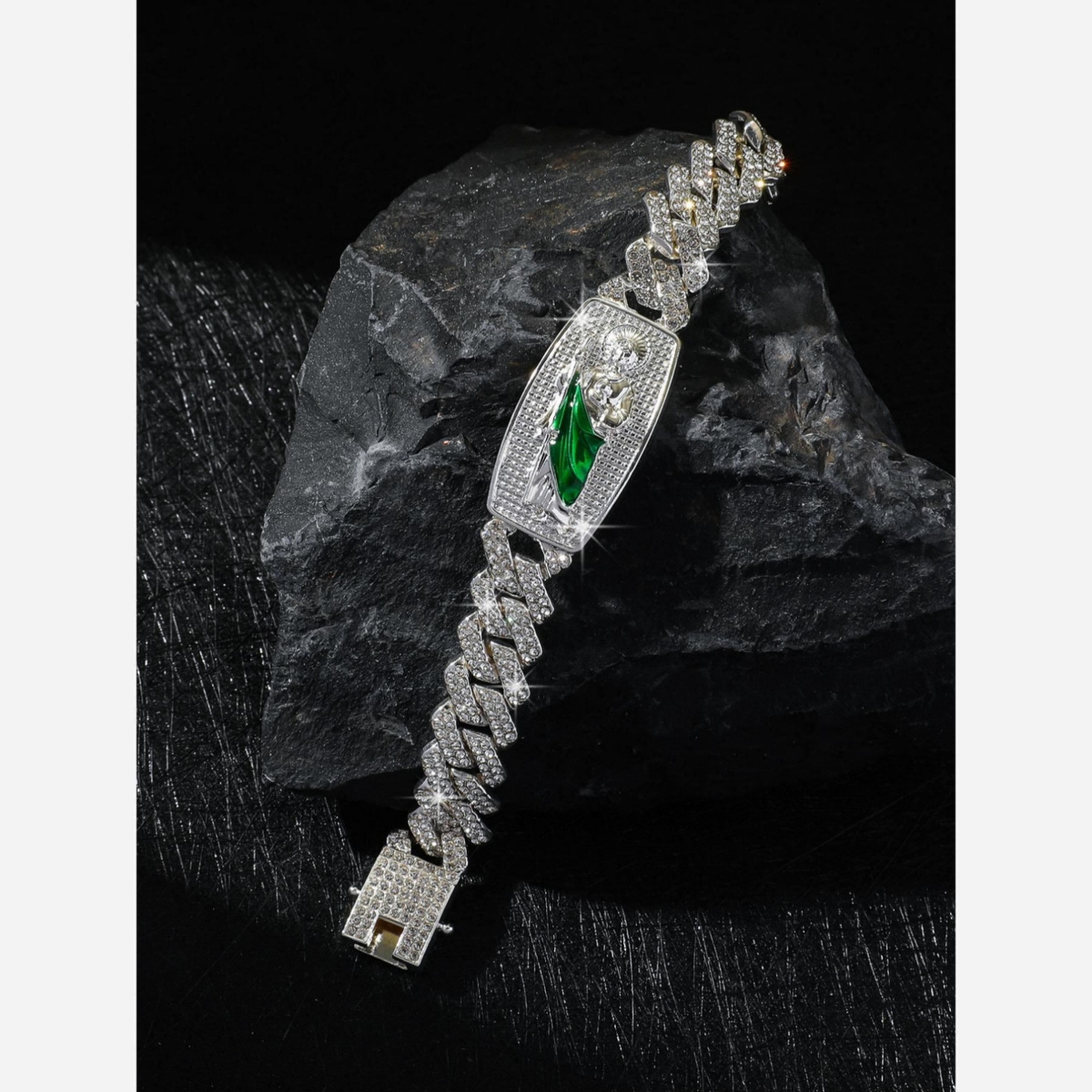 Take Two Rhinestone Geometric Inlaid Bracelet-women-watchesandjewellery-jewellery-banglesandbracelets-image-6