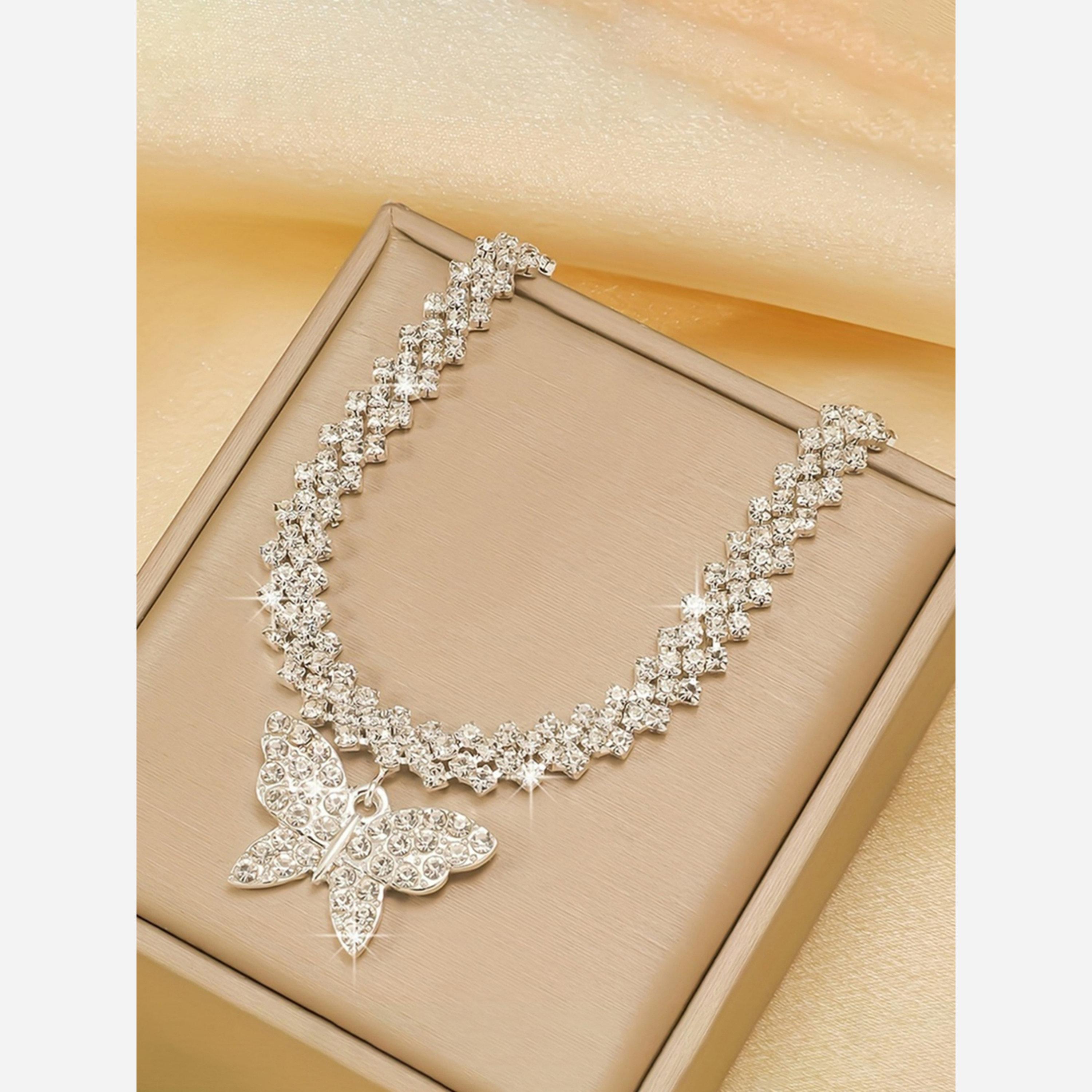 تيك تو - سوار مرصع بخرز على شكل فراشة-women-watchesandjewellery-jewellery-banglesandbracelets-image-3
