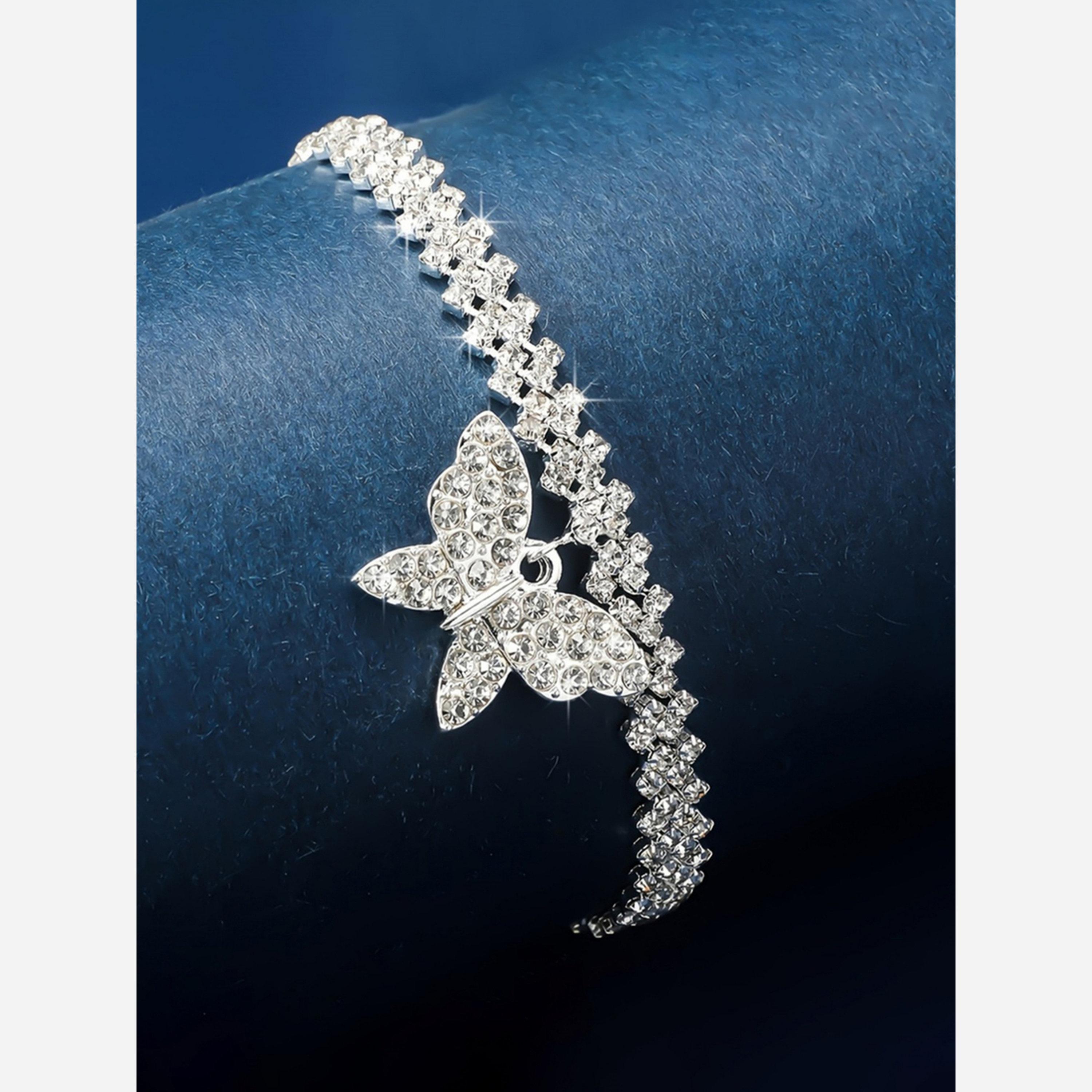 تيك تو - سوار مرصع بخرز على شكل فراشة-women-watchesandjewellery-jewellery-banglesandbracelets-image-5