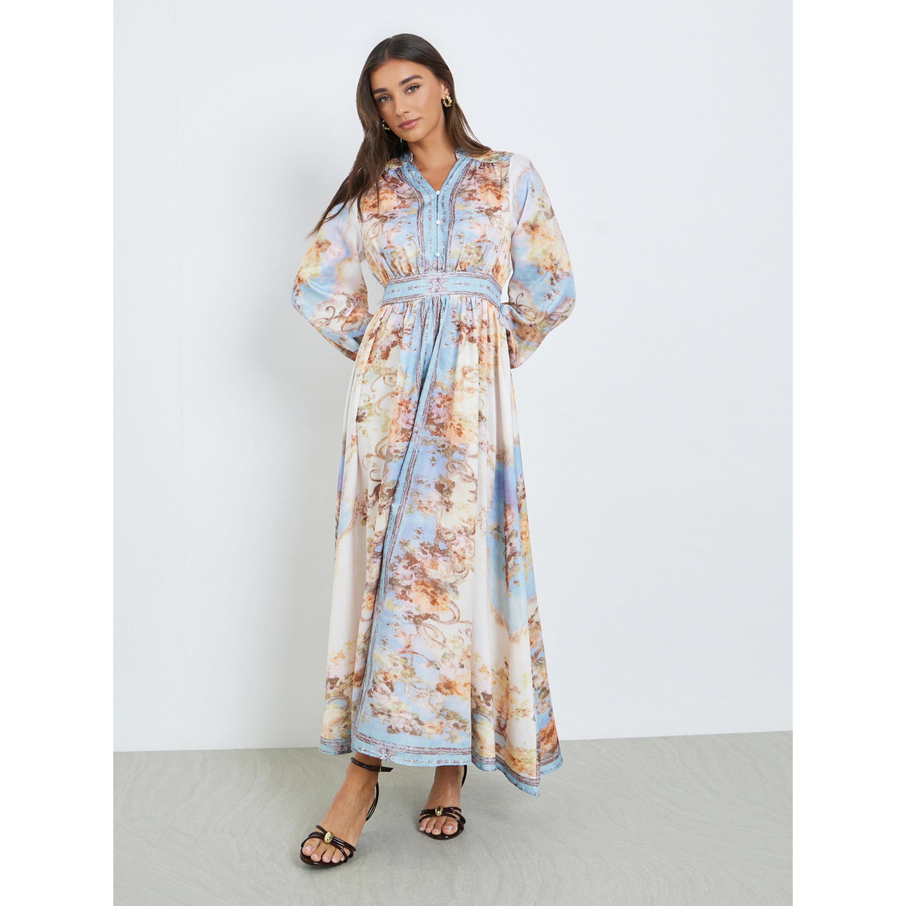 فستان طويل بنمط قميص بطبعة كاملة-women-clothing-dresses-image-3