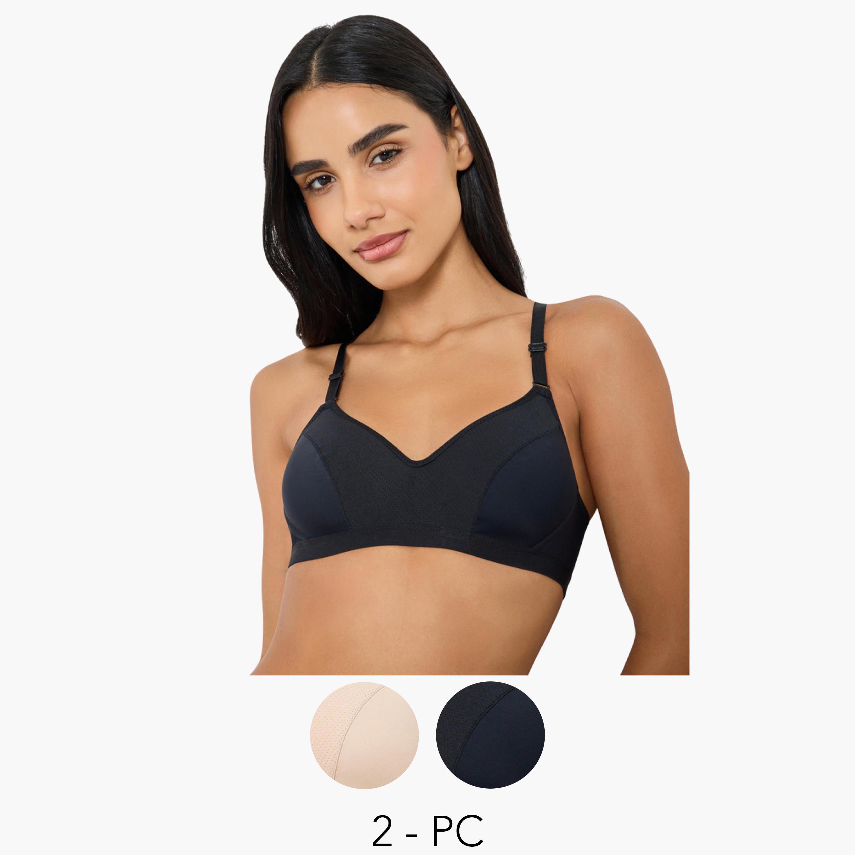 طقم 2 حمالة صدر تيشيرت مبطنة-sports-women-clothing-sportsbras-image-1
