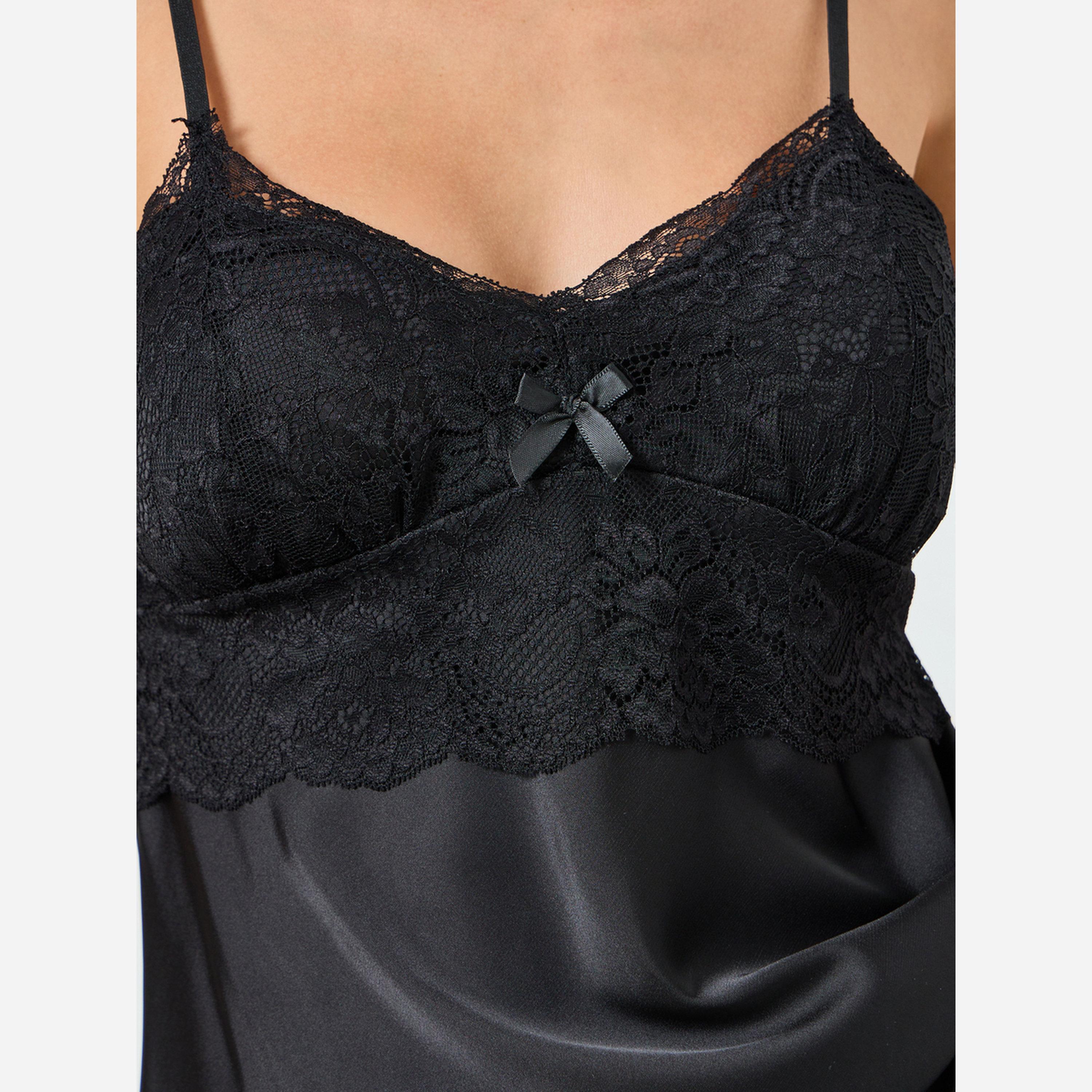 Styli PACK OF 3 LACE INSERTS CAMI ROBE & PJ LONG SET-women-clothing-nightwear-pyjamas-longsets-image-5