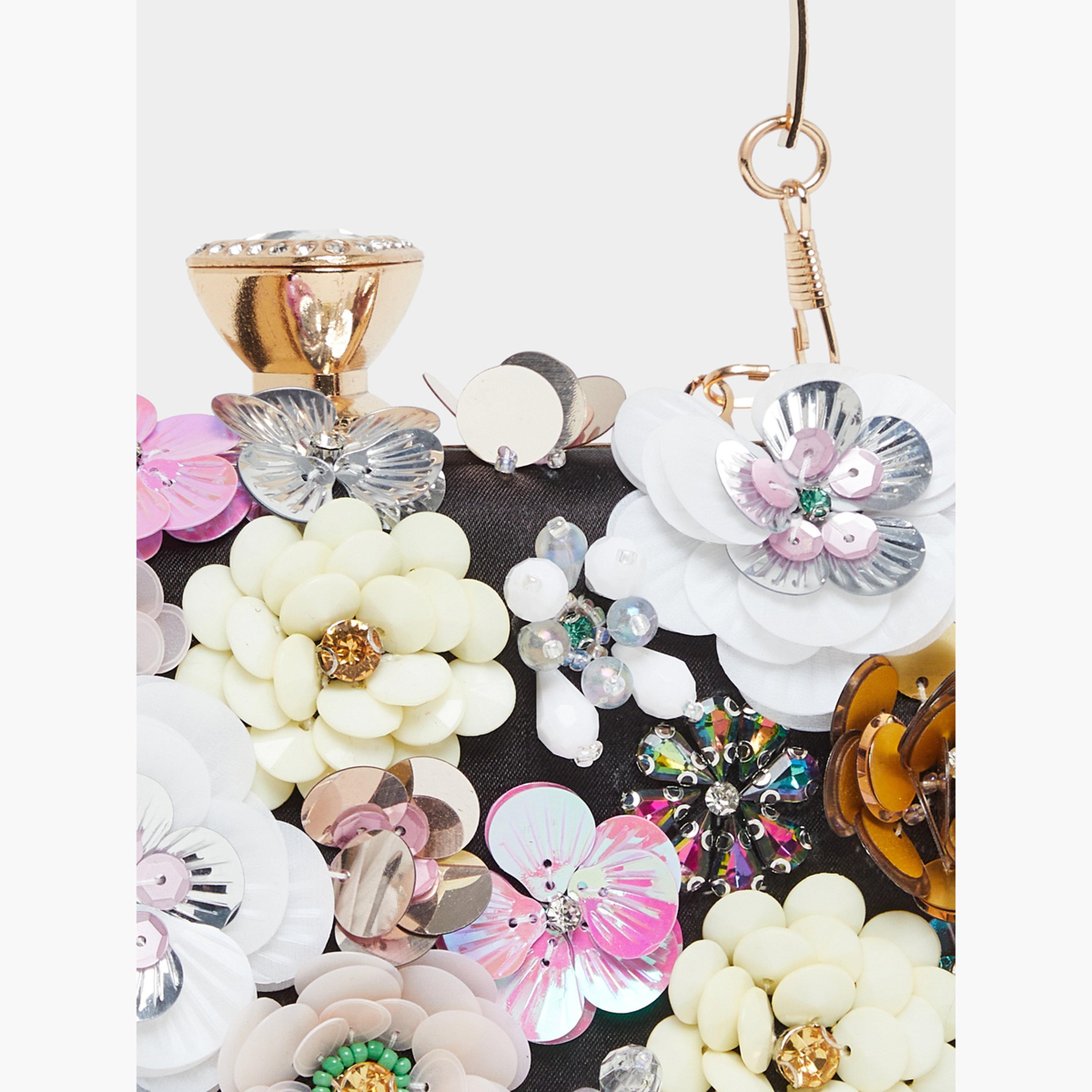 Styli Floral Embellished Clutch-women-bagsandwallets-handbags-image-3